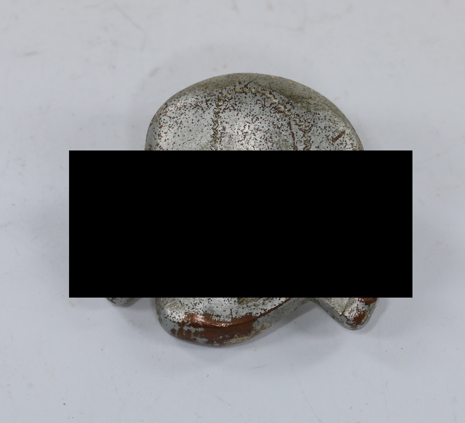 Waffen-SS, Skull for the Peaked Cap. Maker RZM M1/24, Cupal. – Bild 1