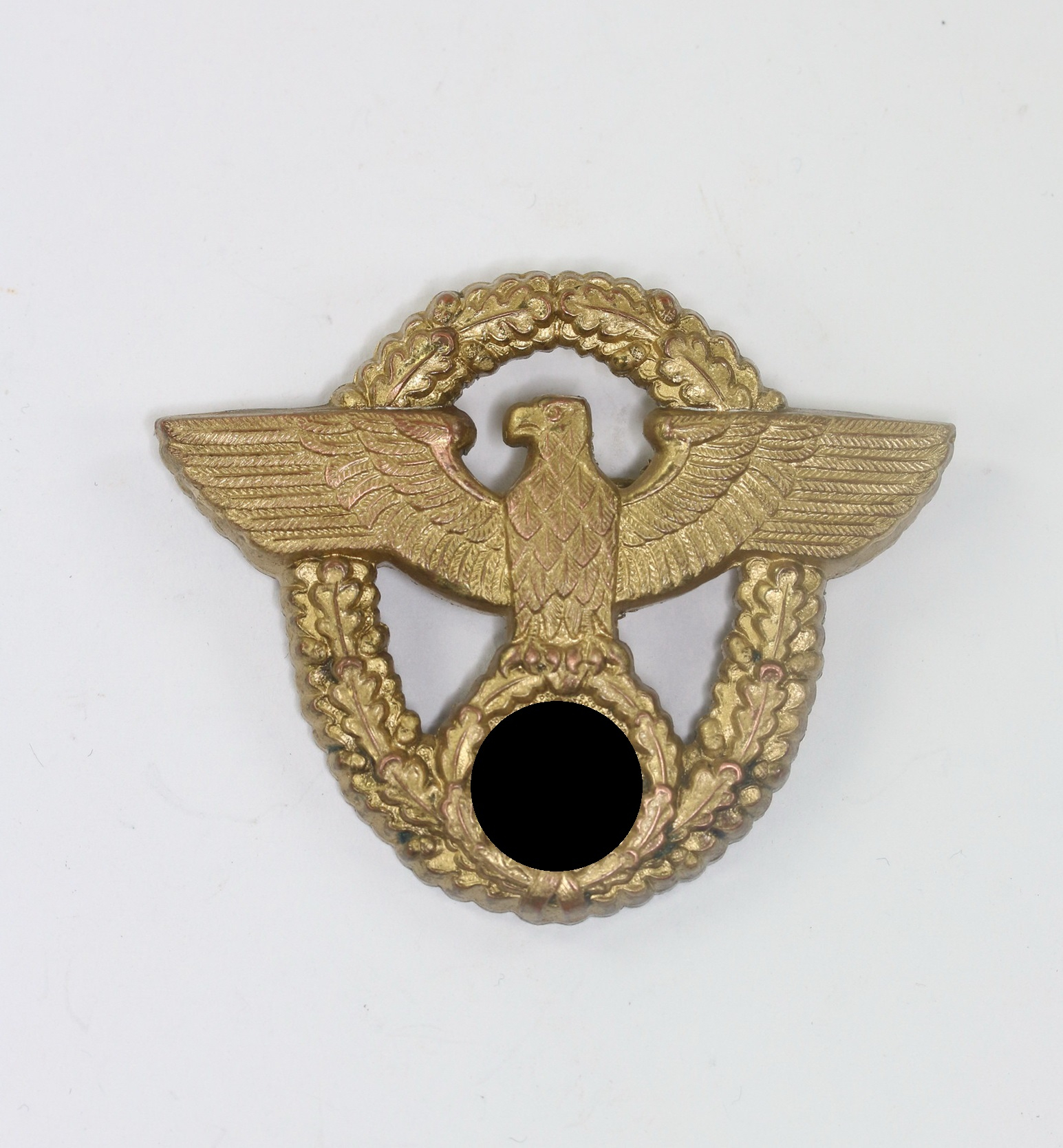 wasserschutzpolizei_m_tzenadler_f_r_offiziere_hst River Protection Police, Cap Eagle for Officer. Maker F.u.B.L. (Funcke und Brüninghaus, Lüdenscheid) – Bild 1