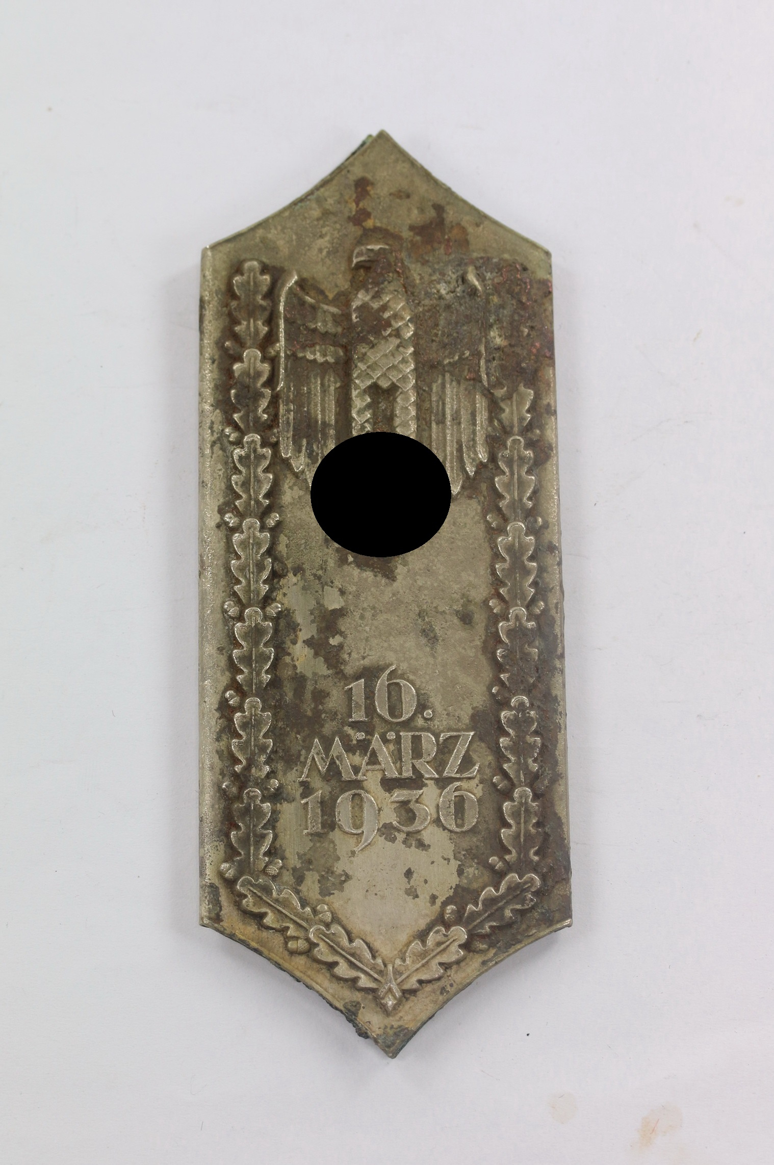 wehrmacht_heer_banderole_f_r_eine_truppenfahne__16 Wehrmacht, Weight for the Flag Streamer - 16. März 1936 – Bild 1