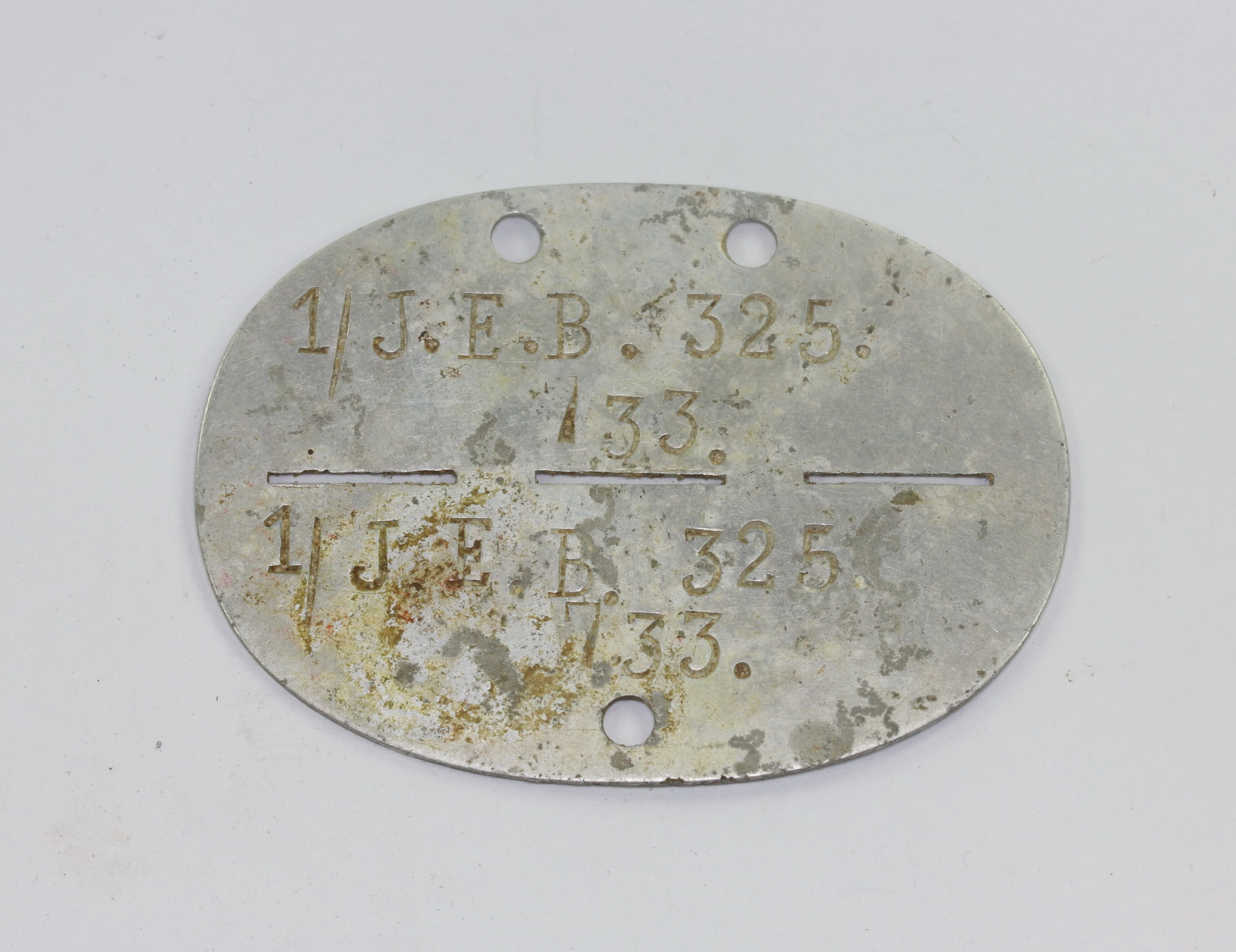 Army Identity Disc, Infanterie Ersatz Bataillon 325 – Bild 1