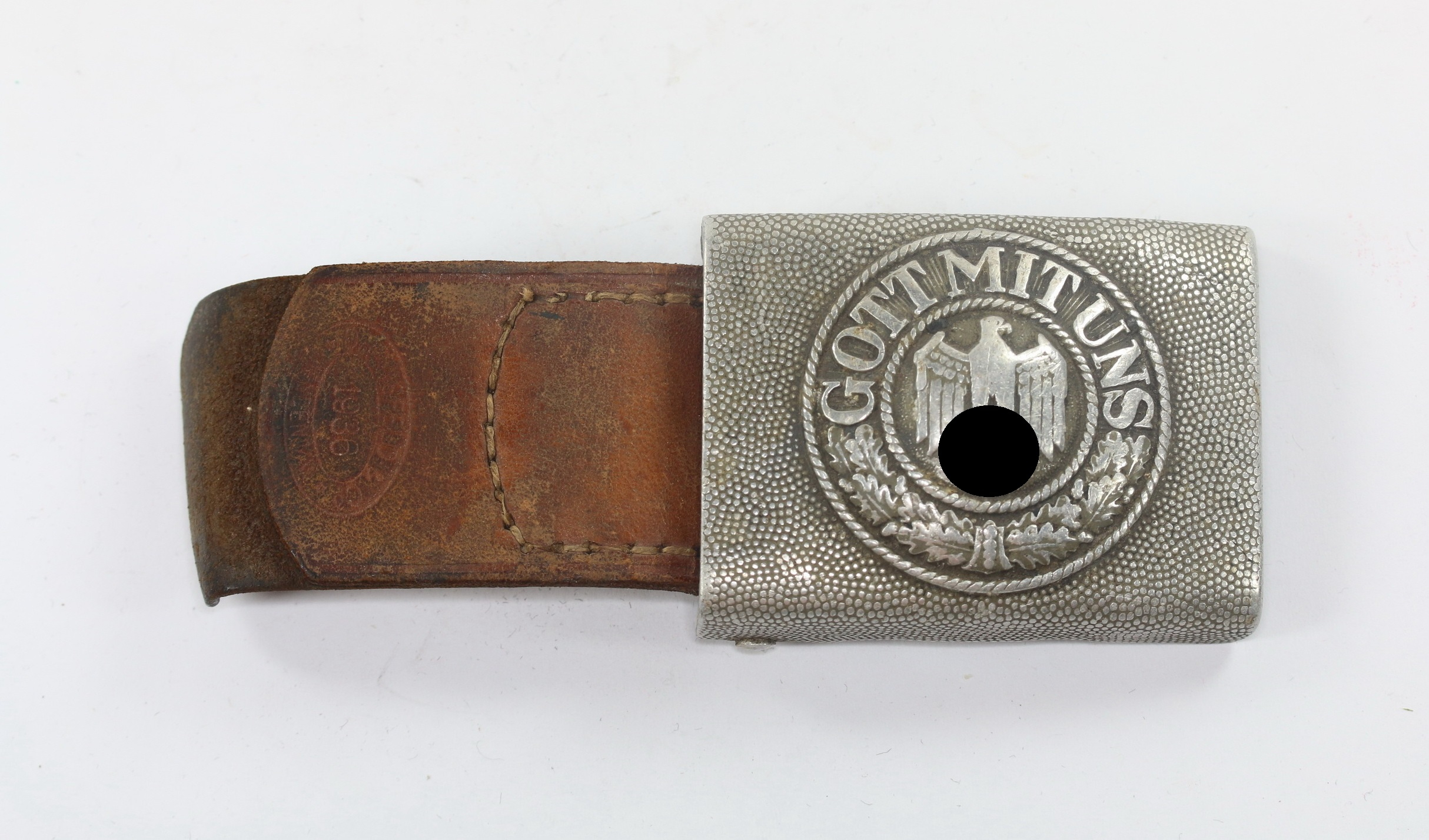 Belt Buckle for Army Enlisted. Maker Dransfeld & Co Menden 1936 – Bild 1
