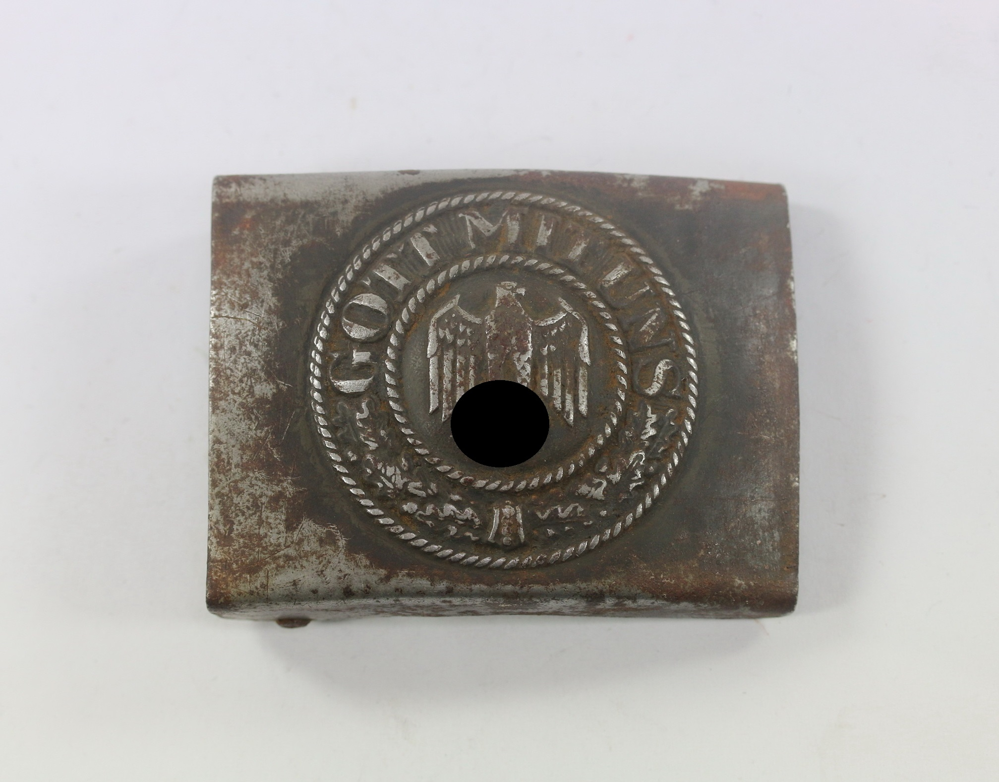 Belt Buckle for Army Enlisted, Gott Mit Uns (Iron) – Bild 1