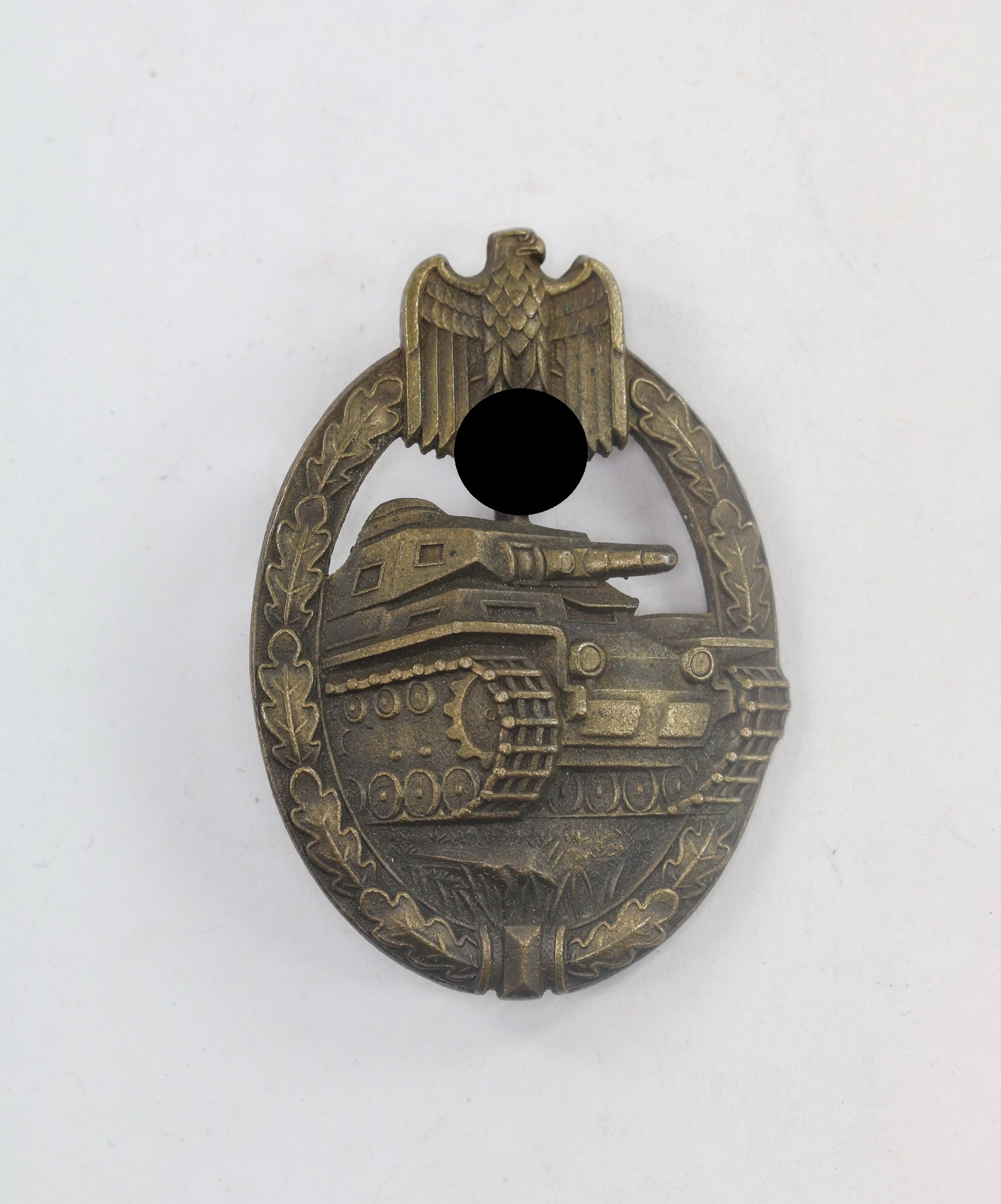 wehrmacht_original_panzerkampfabzeichen_in_bronze_fritz_zimmermann_stuttgart_typ_b_1__1_4nd Panzerkampfabzeichen in Bronze, Fritz Zimmermann, Stuttgart, Typ B – Bild 1