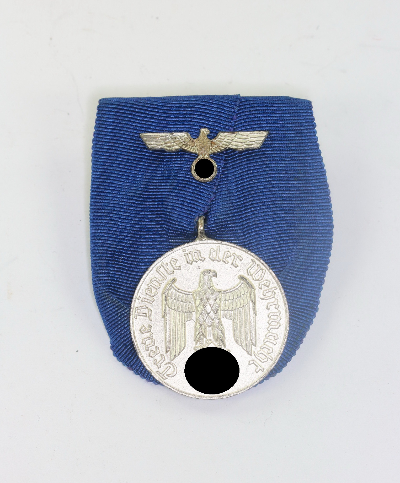 wehrmachtsdienstauszeichnung_4 Armed Forces Loyal Service Medal for Four Years in the Army. Court Mount. – Bild 1