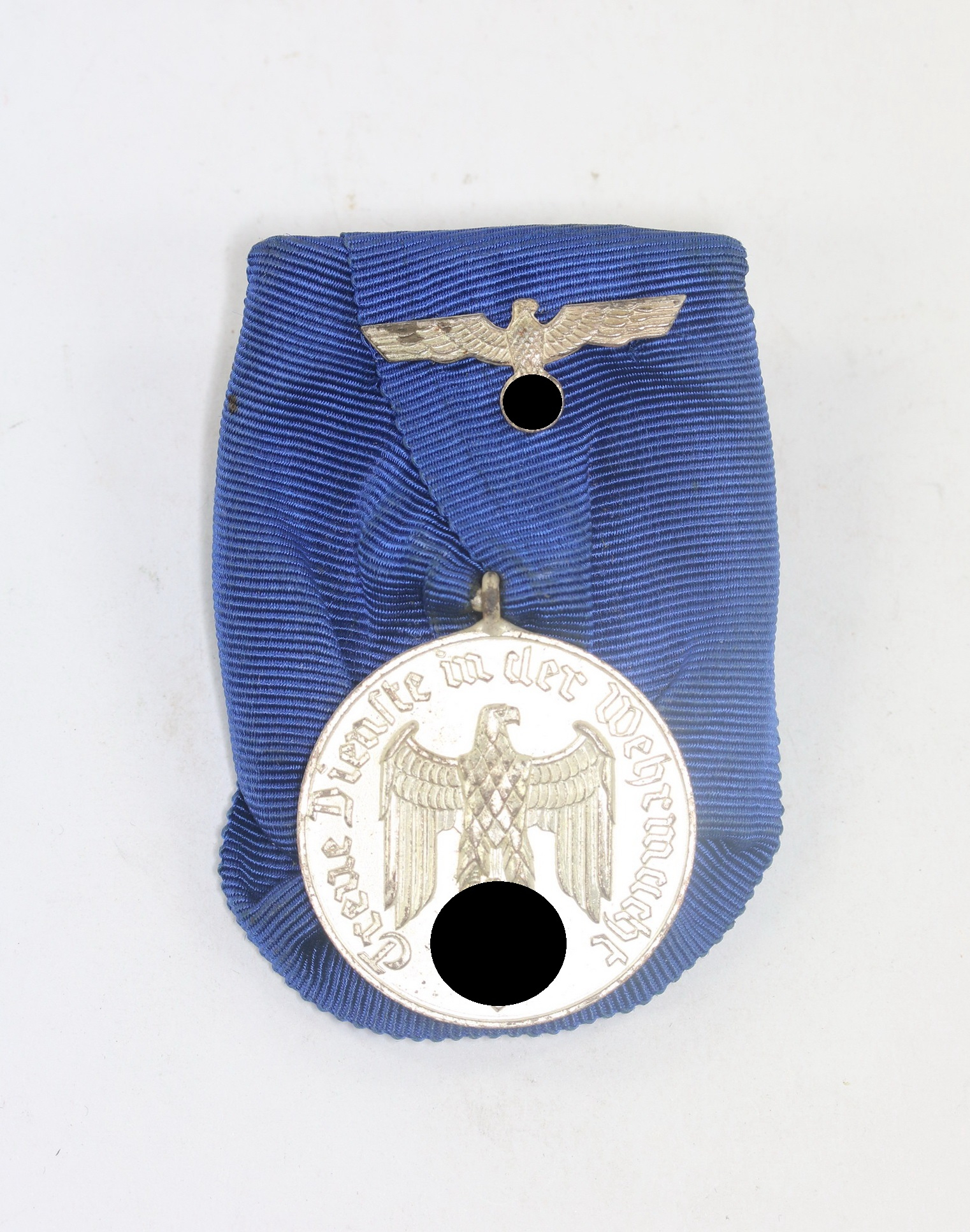 wehrmachtsdienstauszeichnung_4 Armed Forces Loyal Service Medal for Four Years in the Army. Court Mount. – Bild 1