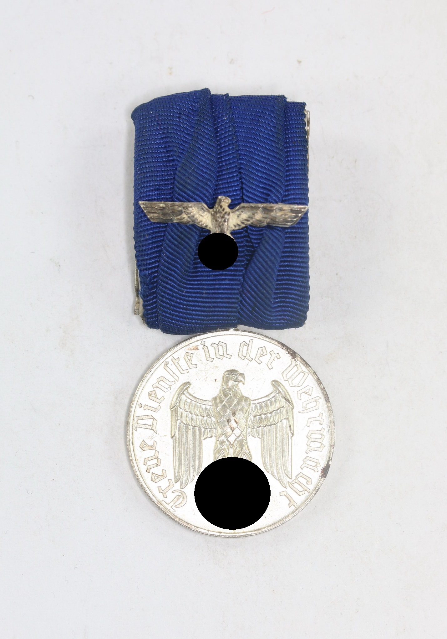 wehrmachtsdienstauszeichnung_4 Armed Forces Loyal Service Medal for Four Years in the Army. Court Mount. – Bild 1