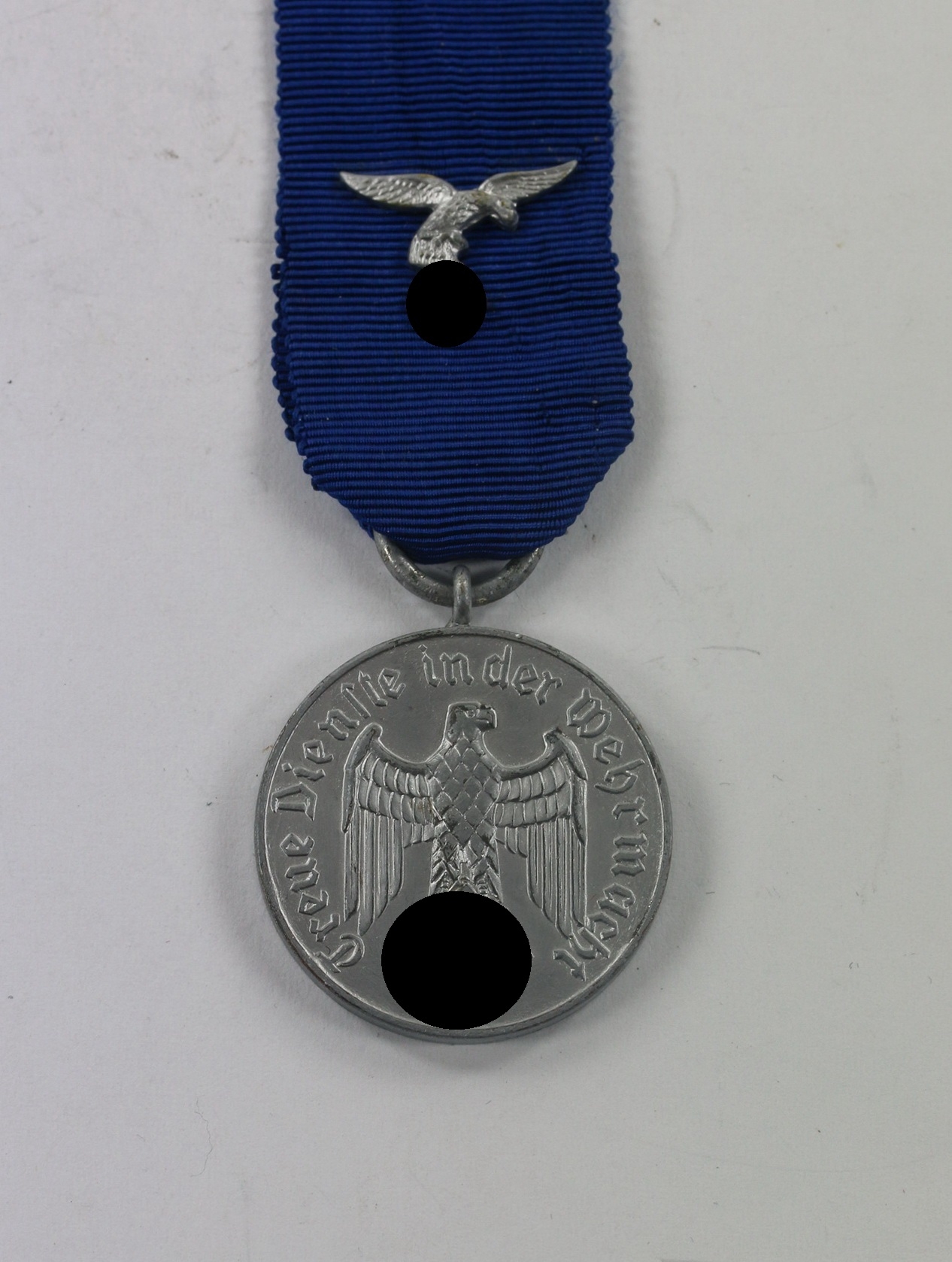 Armed Forces Loyal Service Medal for Four Years in the Luftwaffe. Court Mount. – Bild 1