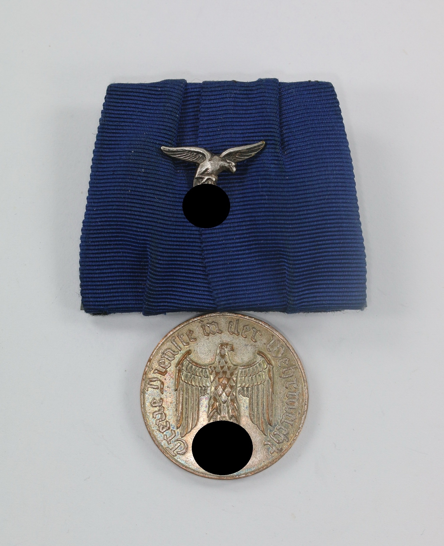 Armed Forces Loyal Service Medal for Four Years in the Army. Court Mount. .  – Bild 1