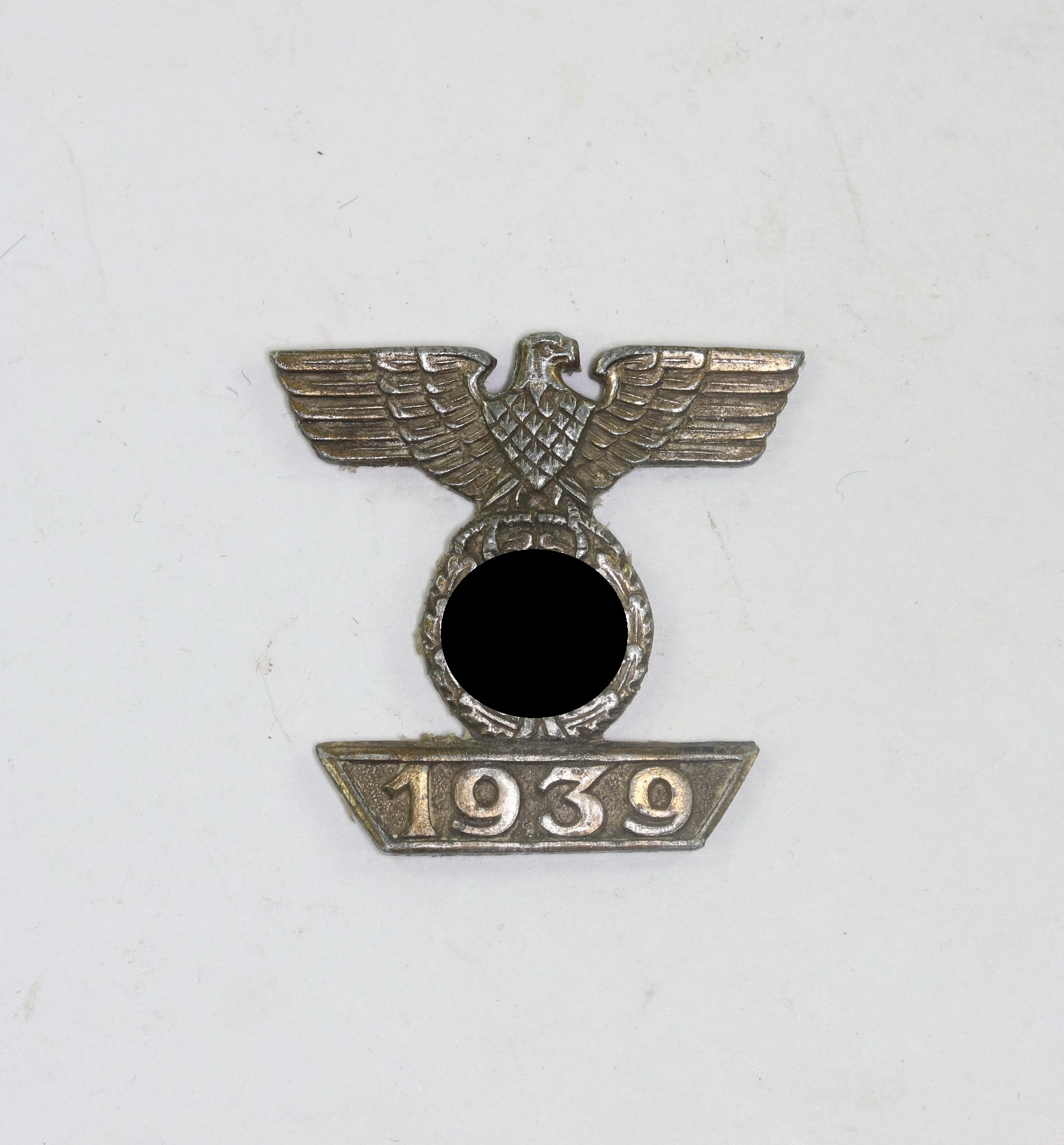 wiederholungsspange_2 Repetition Clasp 1939 to the Iron Cross 2nd Class 1914. Type Alois Rettenmaier, Schwäbisch Gmünd, (Zink) – Bild 1