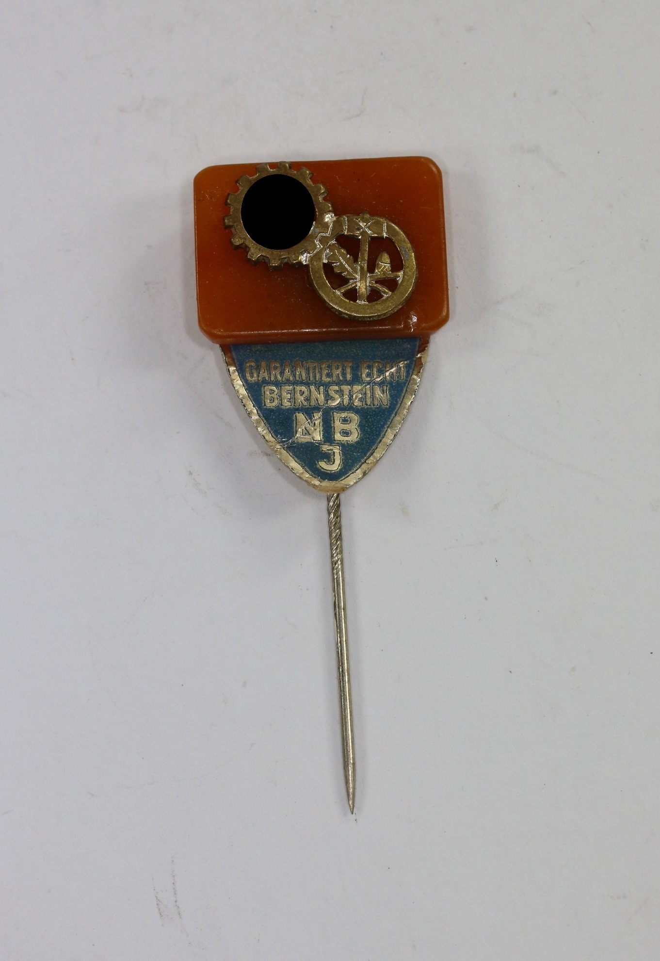 Winterhilfswerk (WHW), Bernsteinabzeichen, Straßensammlung für die Deutsche Arbeitsfront – Bild 1