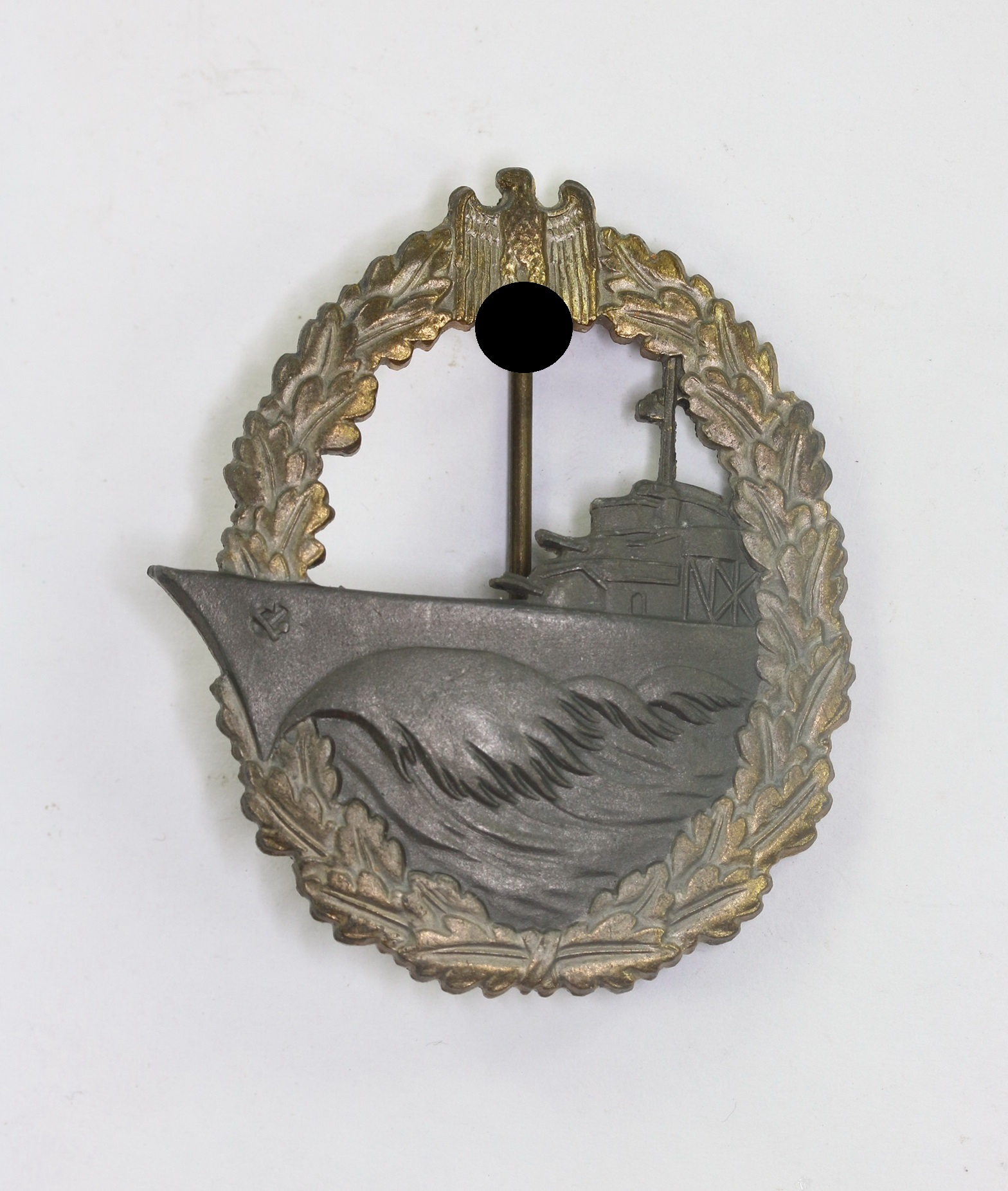 zerst_rer_kriegsabzeichen_hst Destroyer War Badge. Maker f.o. (Friedrich Orth, Wien) – Bild 1