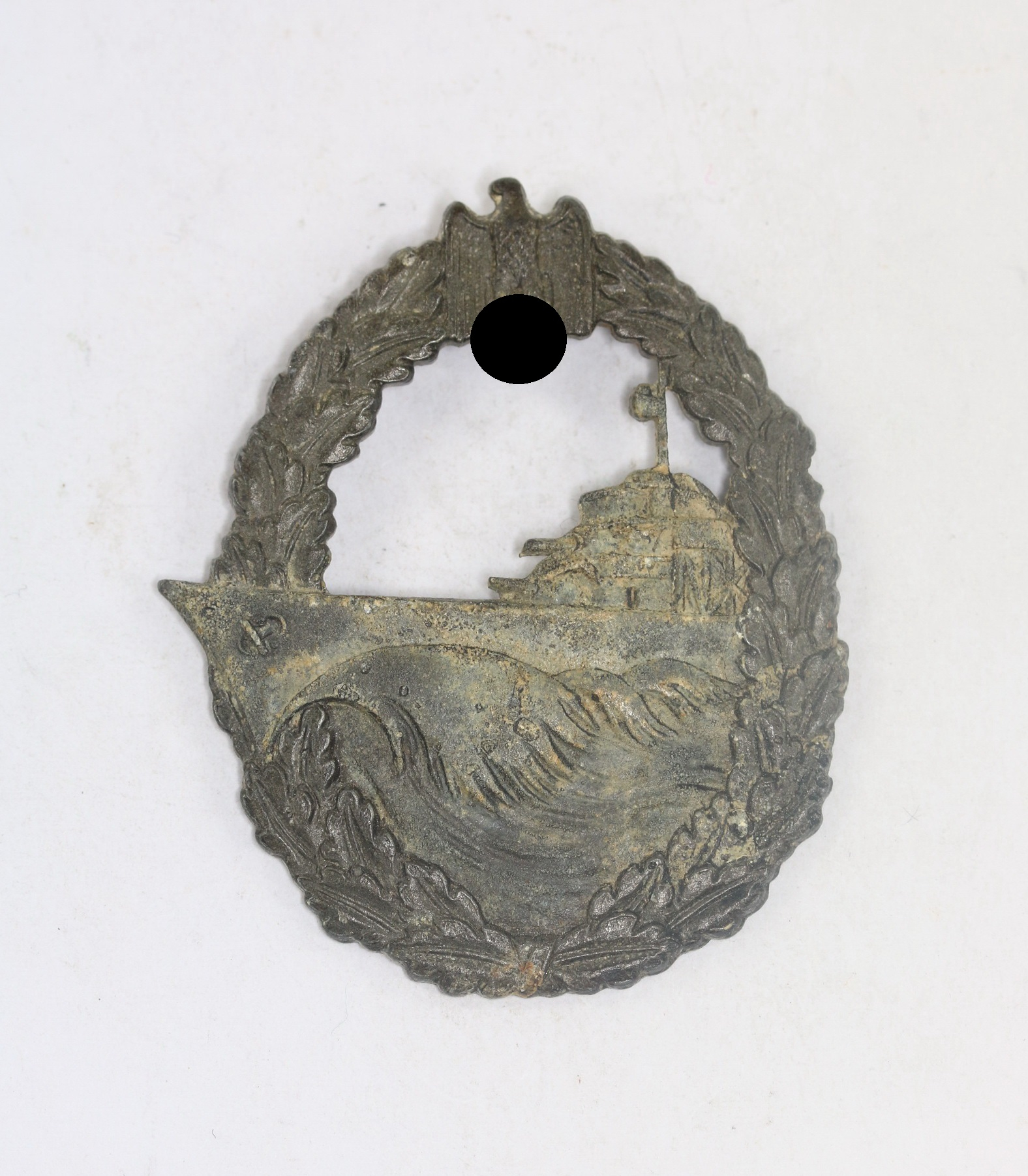 zerst_rer_kriegsabzeichen_hst Zerstörer Kriegsabzeichen, Hst. S.H.u.Co. (Sohni Heubach & Co.,Oberstein) – Bild 1