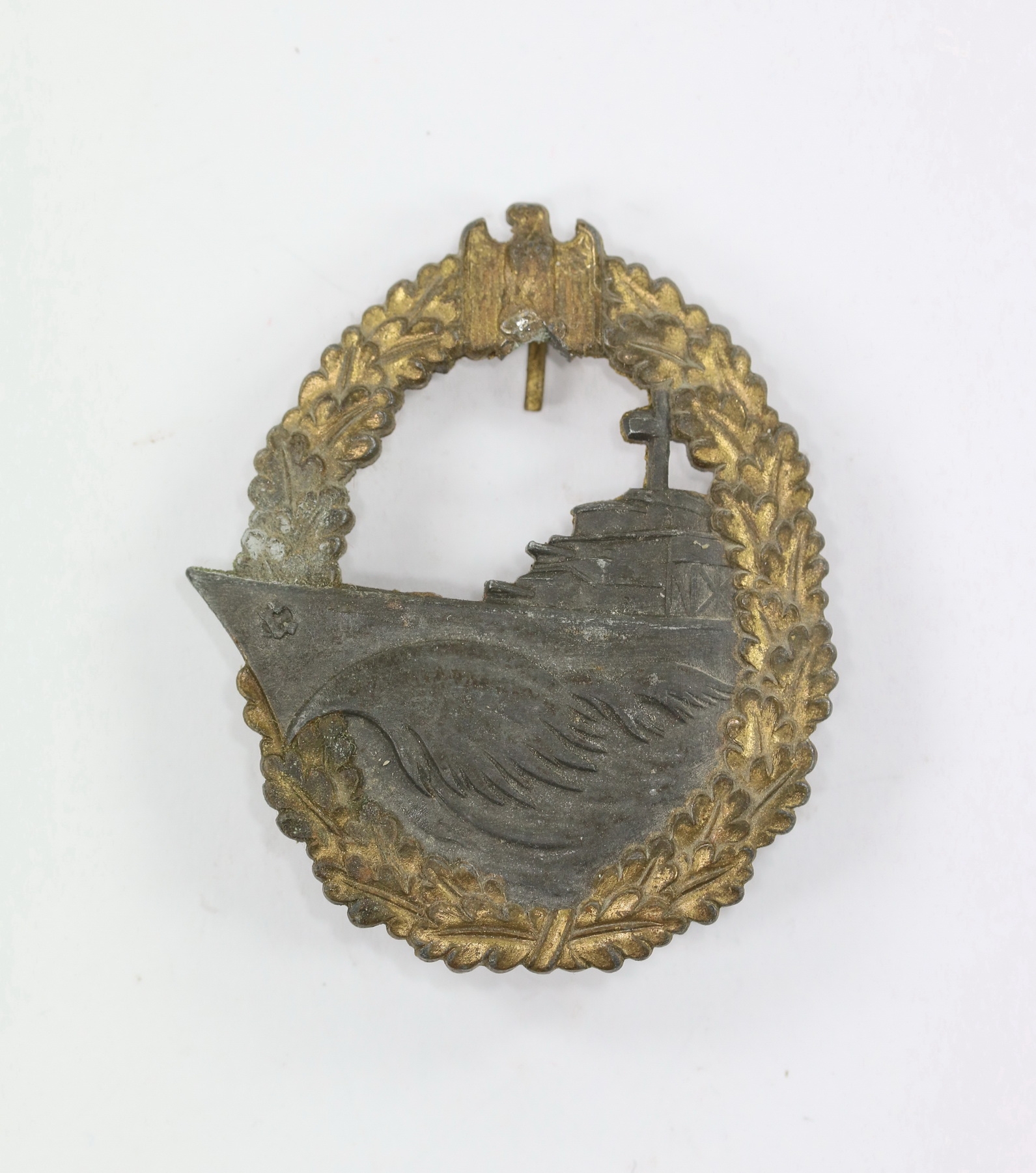 Destroyer War Badge. Maker JFS, Denazified (!). – Bild 1