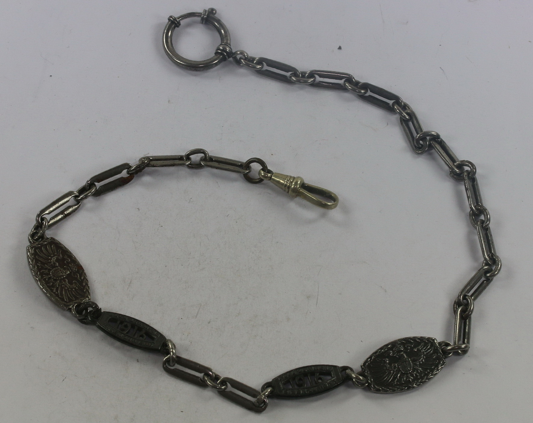 WW1 Watch Chain, In eiserner Zeit 1916 – Bild 1