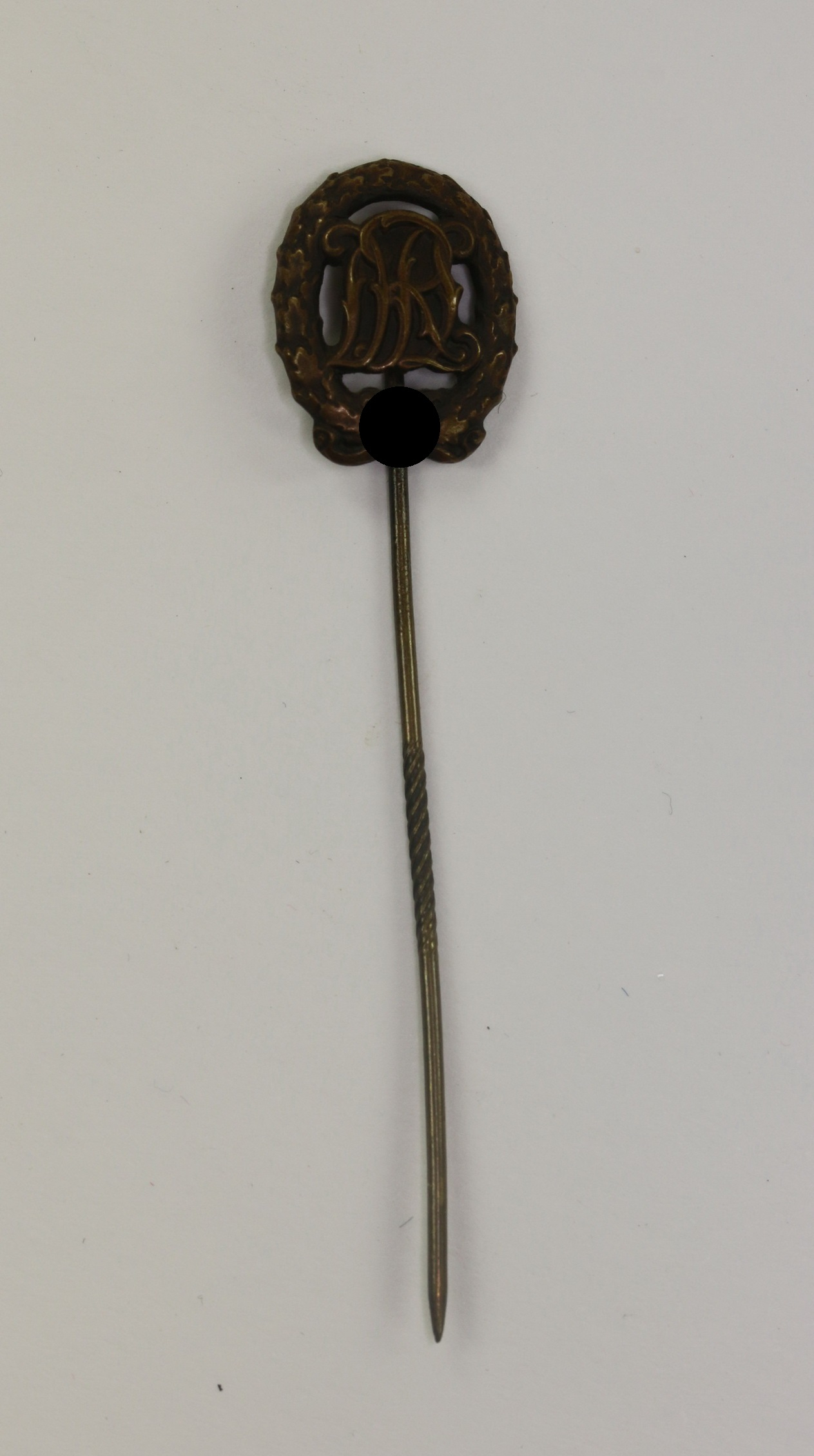 16mm Miniature Bronze National Sport Badge. Maker Wernstein Jena – Bild 1