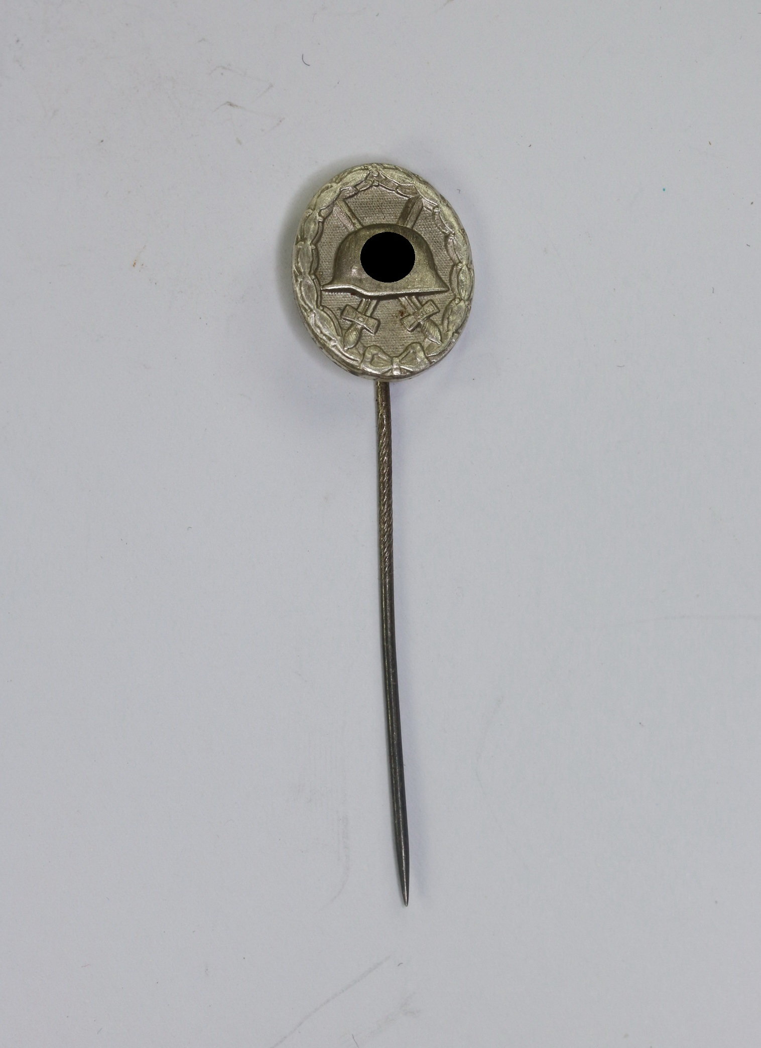 16mm Miniature Silver Wound Badge. Maker L/21 (Förster & Barth, Pforzheim.). – Bild 1