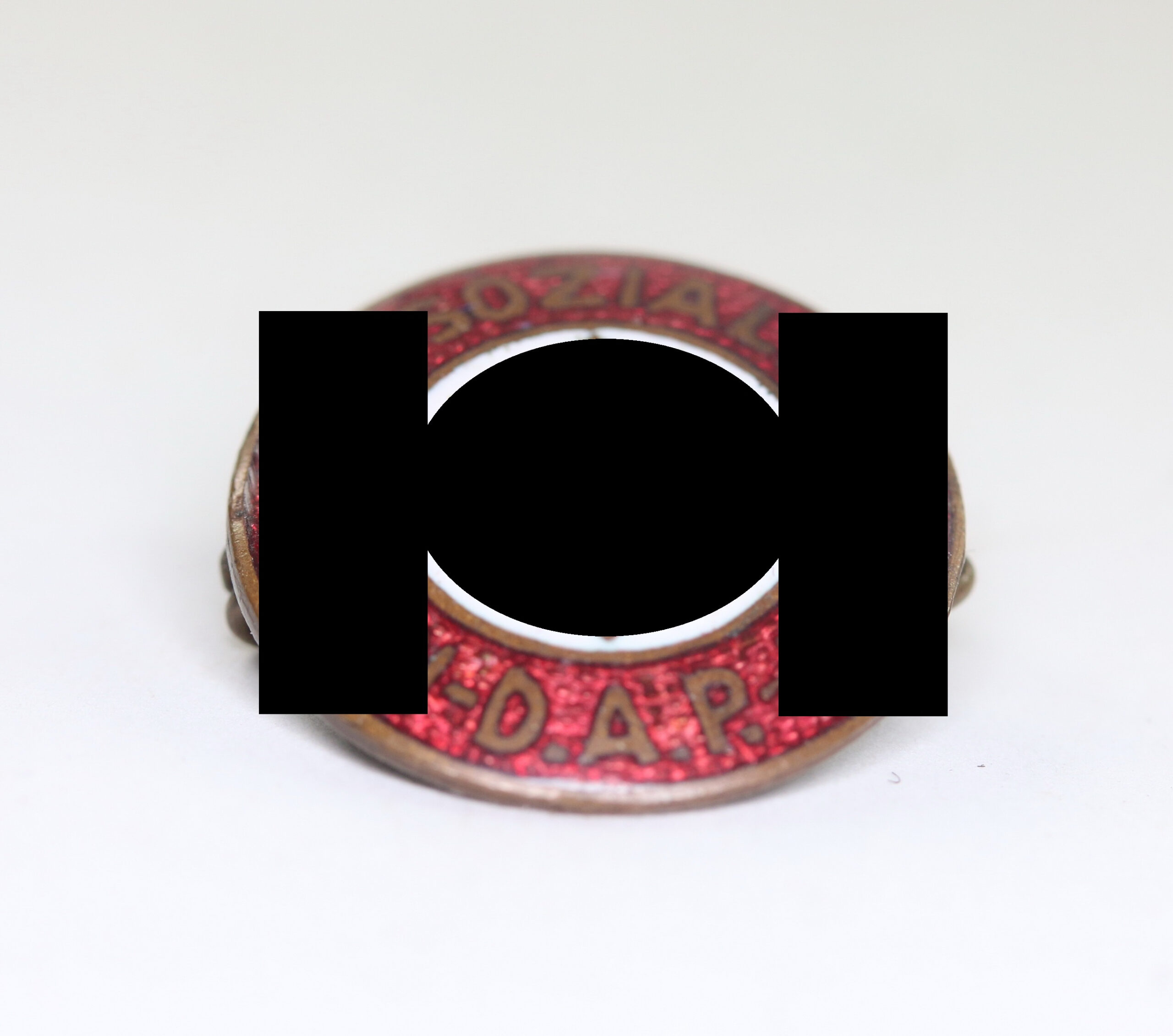 16_mm_nsdap_parteiabzeichen_hst 16 MM (!) NSDAP Parteiabzeichen, Hst. RZM 75 (Otto Schickle, Pforzheim) – Bild 1