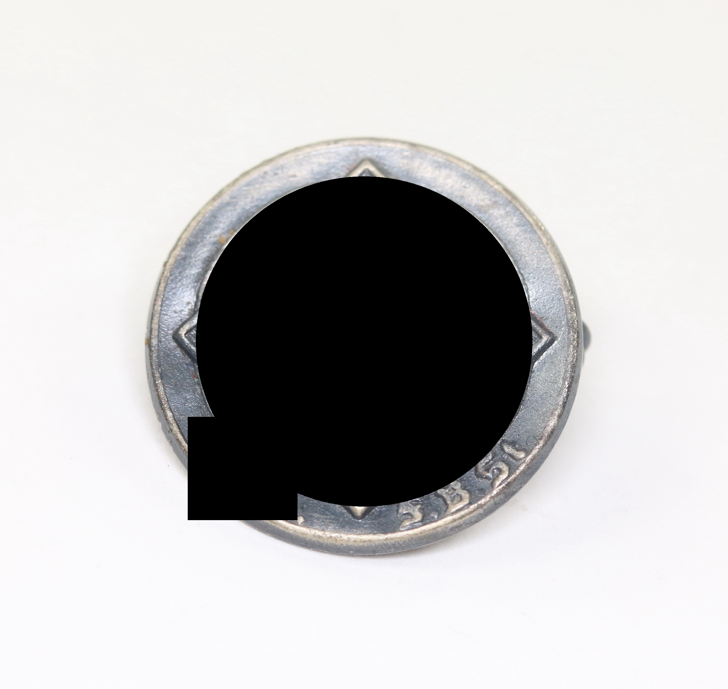 National Socialist German Frontline Combatants Steel Hemet Association (N.S.D.F.B.St.), Membership Badge. Maker M.L. Ges. Gesch. – Bild 1