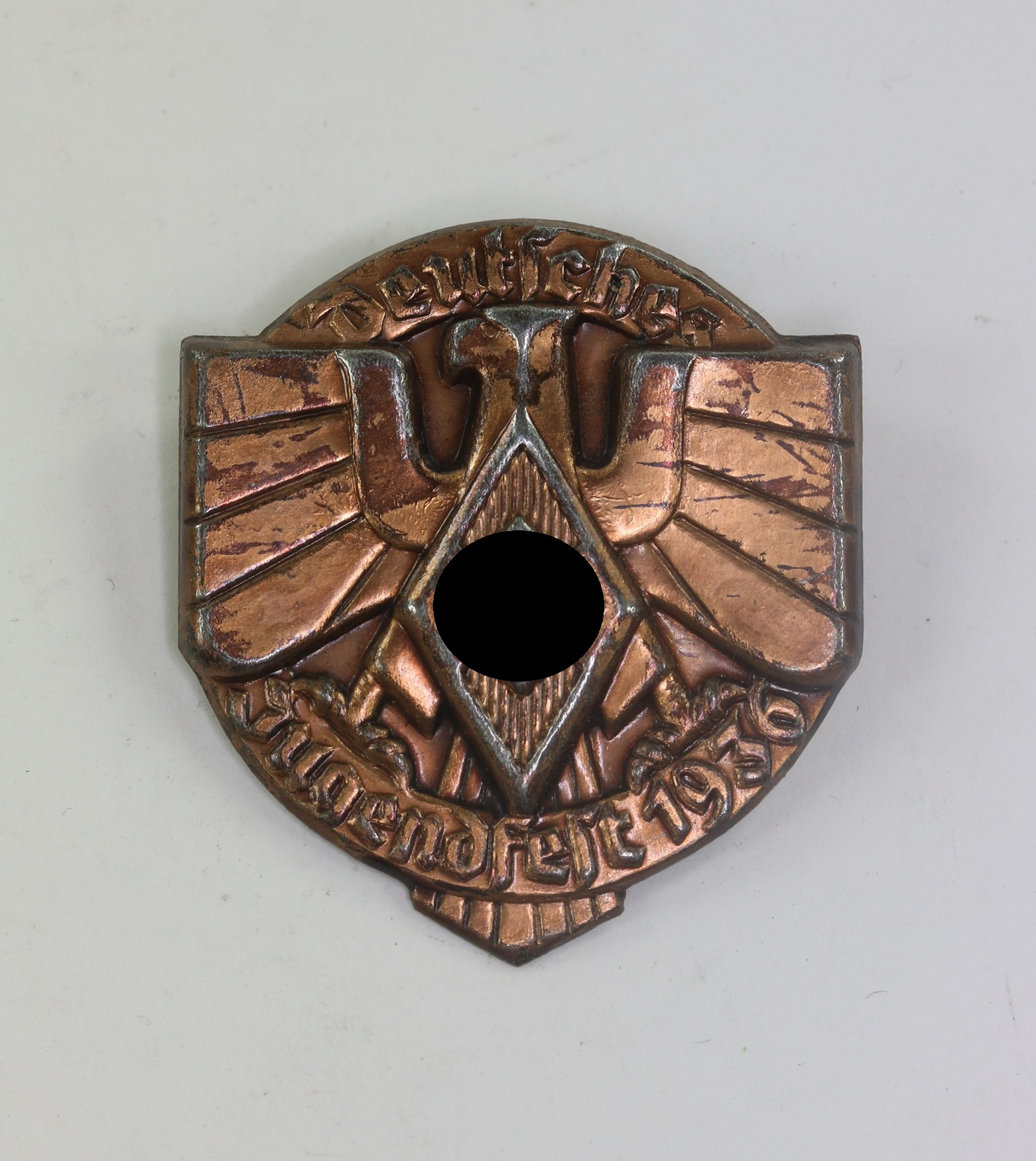 _abzeichen_deutsches_jugendfest_1936_hitlerjugend_1__1 Day Badge, Deutsches Jugendfest 1936 (Hitlerjugend) – Bild 1