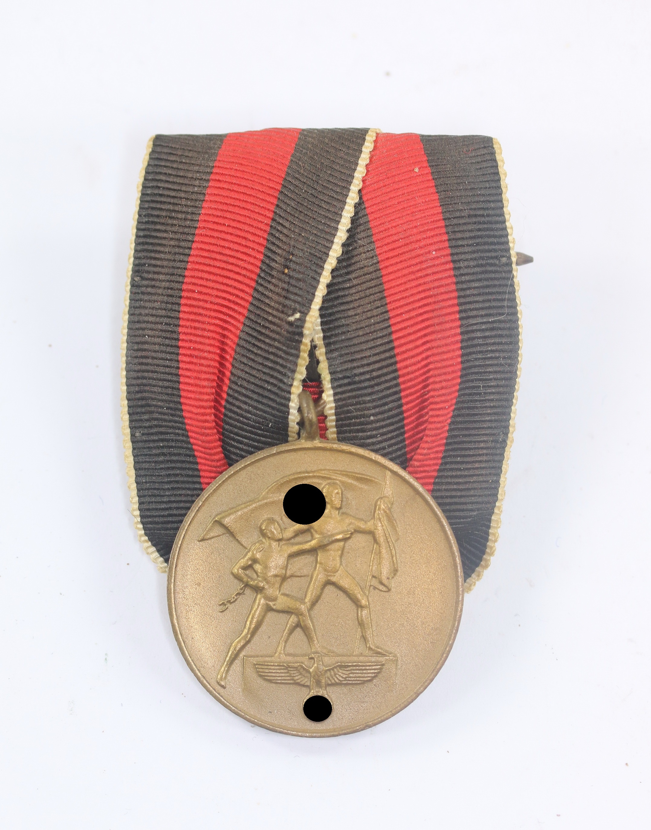 Annexation of Czechoslavakia Medal. 1st October 1938. Court Mount.  – Bild 1