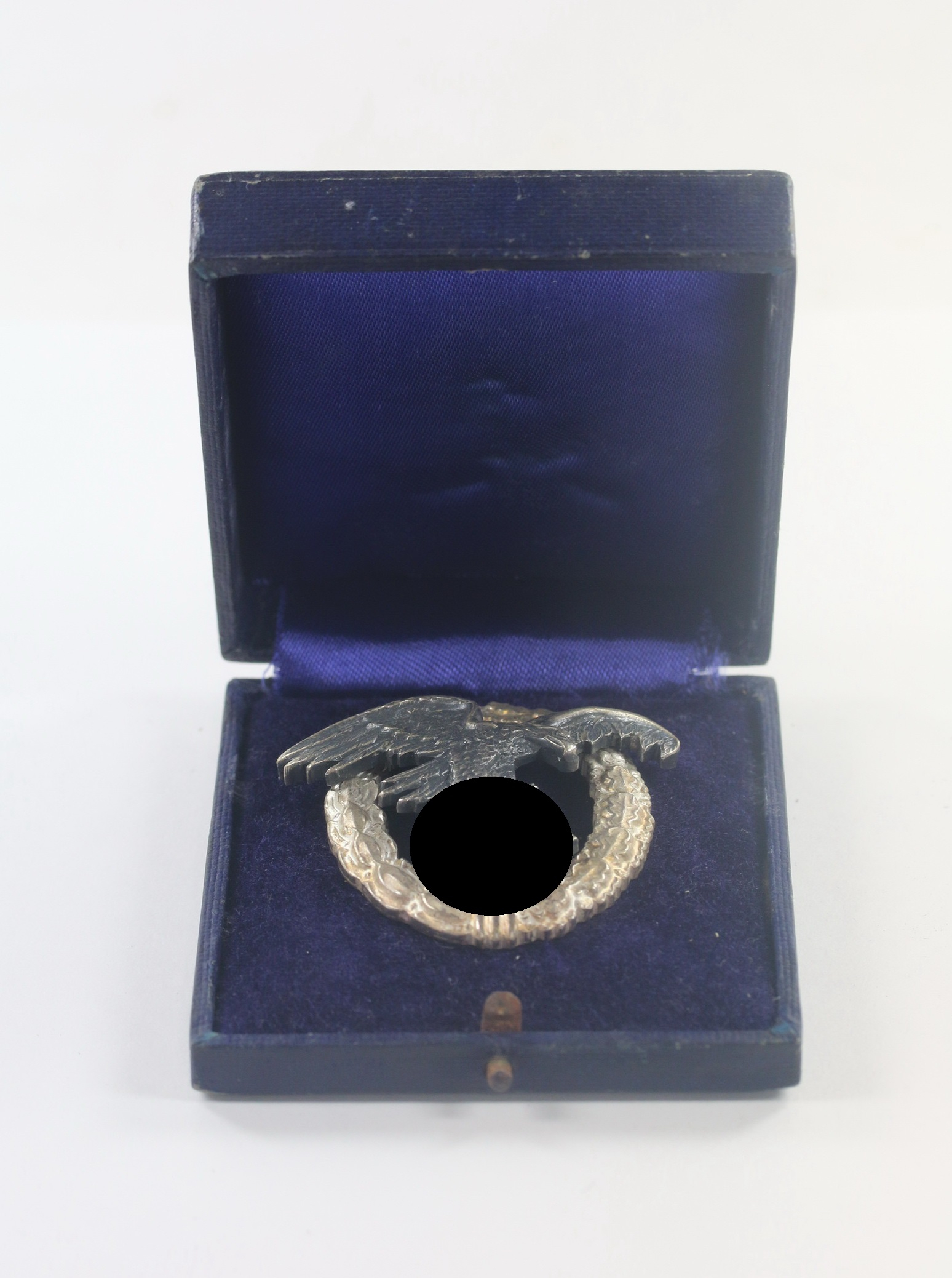 _beobachterabzeichen_der_luftwaffe_hst Beobachterabzeichen der Luftwaffe, Hst. A (Assmann & Sohn, Lüdenscheid), im Etui Luftwaffen Beobachter – Bild 1