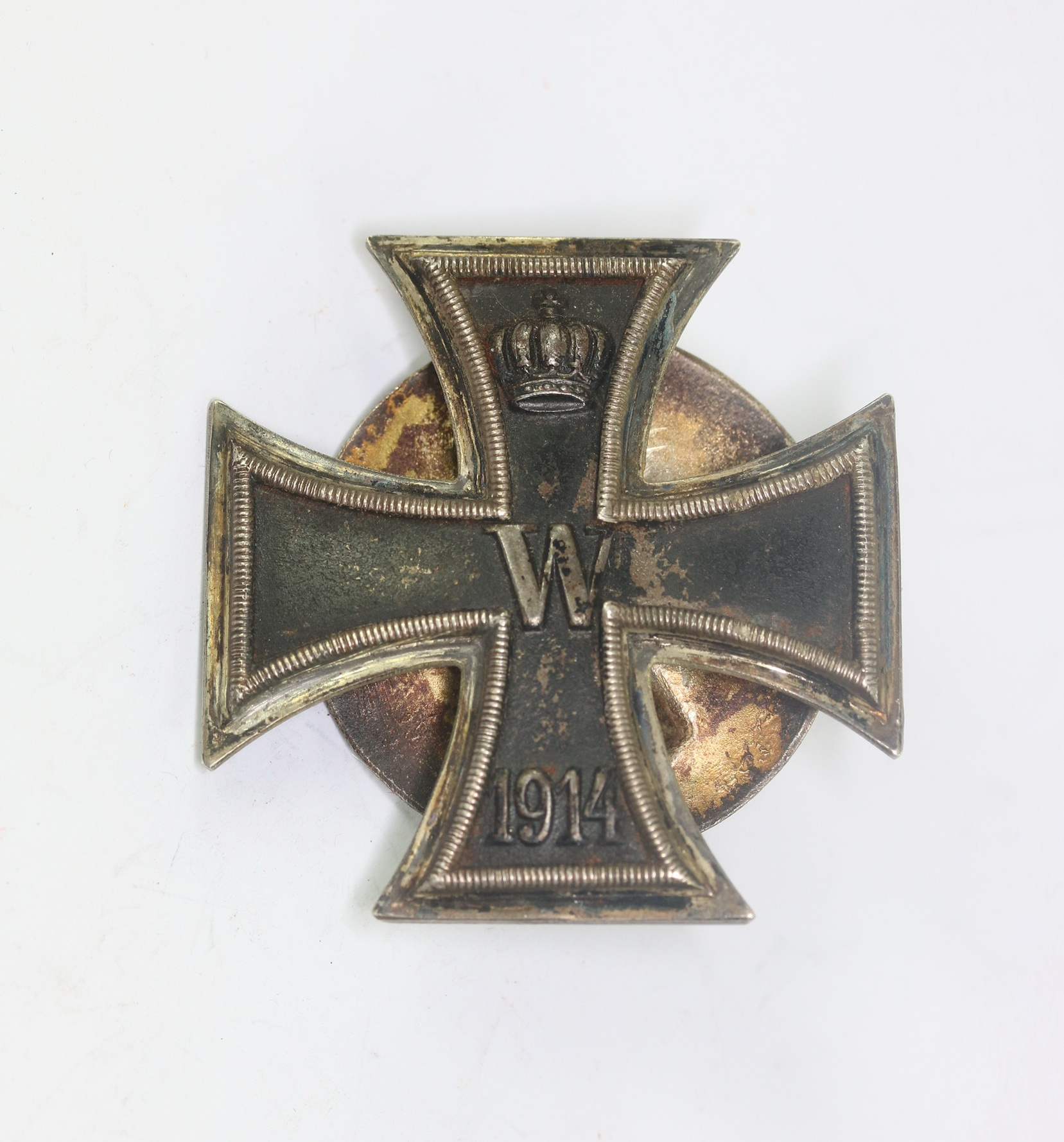  Eisernes Kreuz 1. Klasse 1914, an Schraubscheibe, Typ Victoria – Bild 1