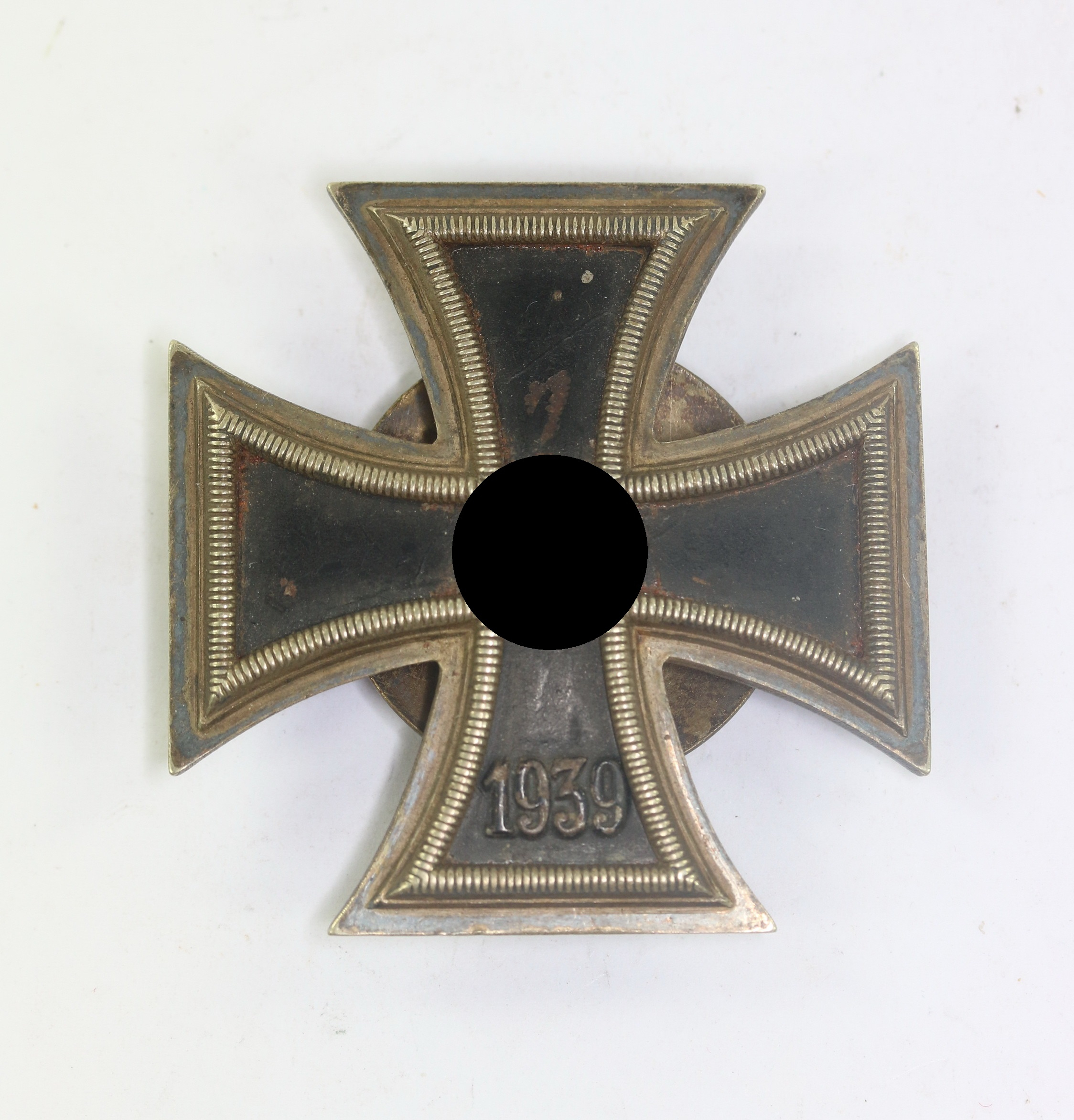 _eisernes_kreuz_1 Eisernes Kreuz 1. Klasse 1939, Hst. L59 X Punze, an Schraubscheibe (Alois Rettenmaier, Schwäbisch-Gmünd) – Bild 1