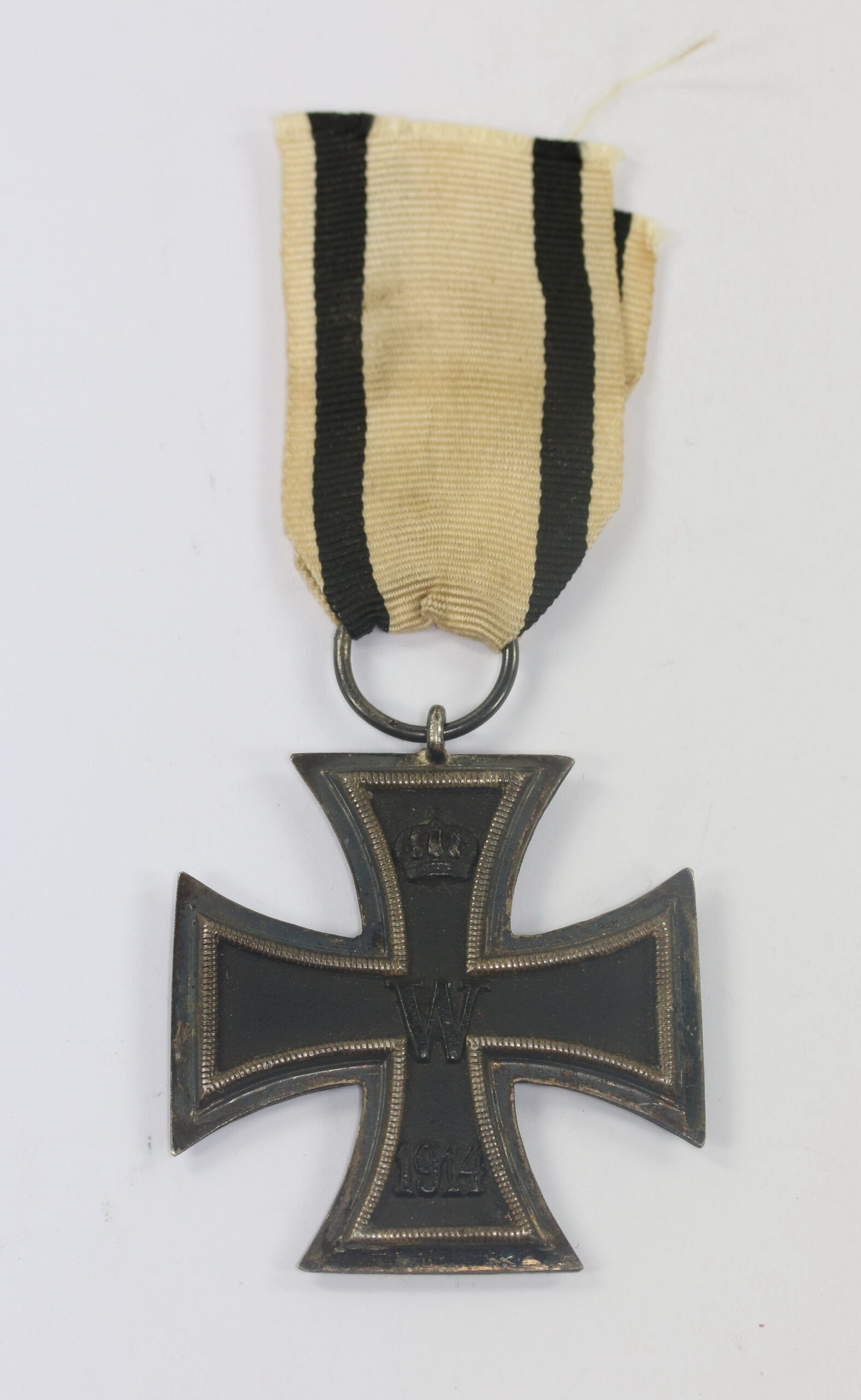  Eisernes Kreuz 2. Klasse 1914, Hst. K, an Nichtkämpfer Band (!) – Bild 1