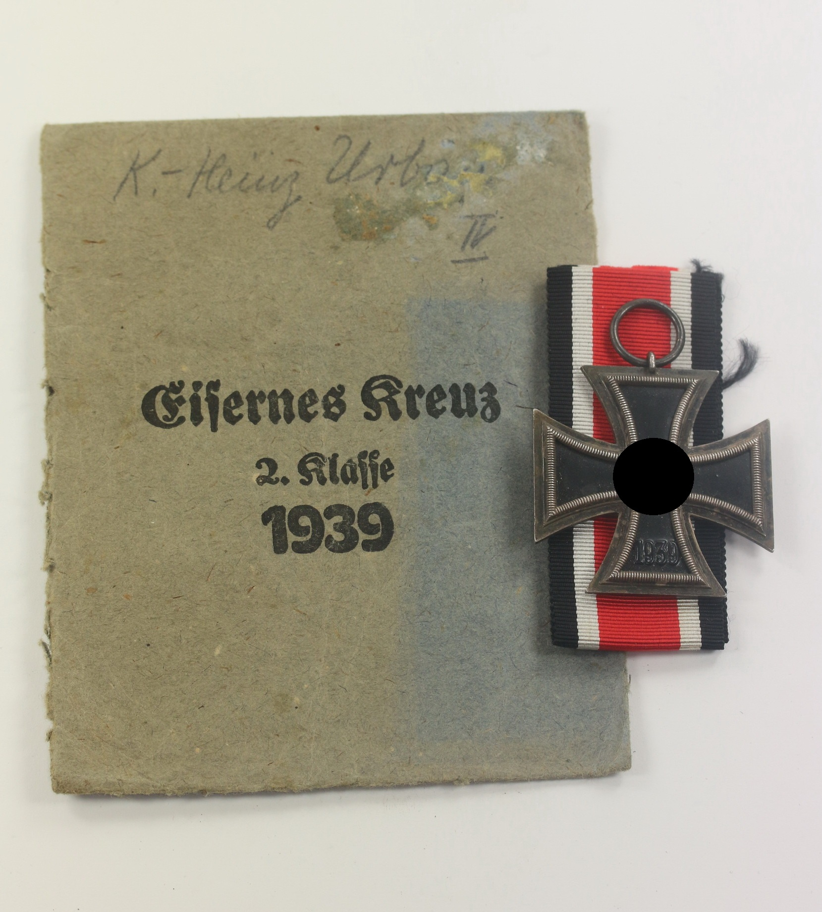 Iron Cross 2nd Class 1939 in Envelope. Type Little Brother, Frank and Reif. – Bild 1