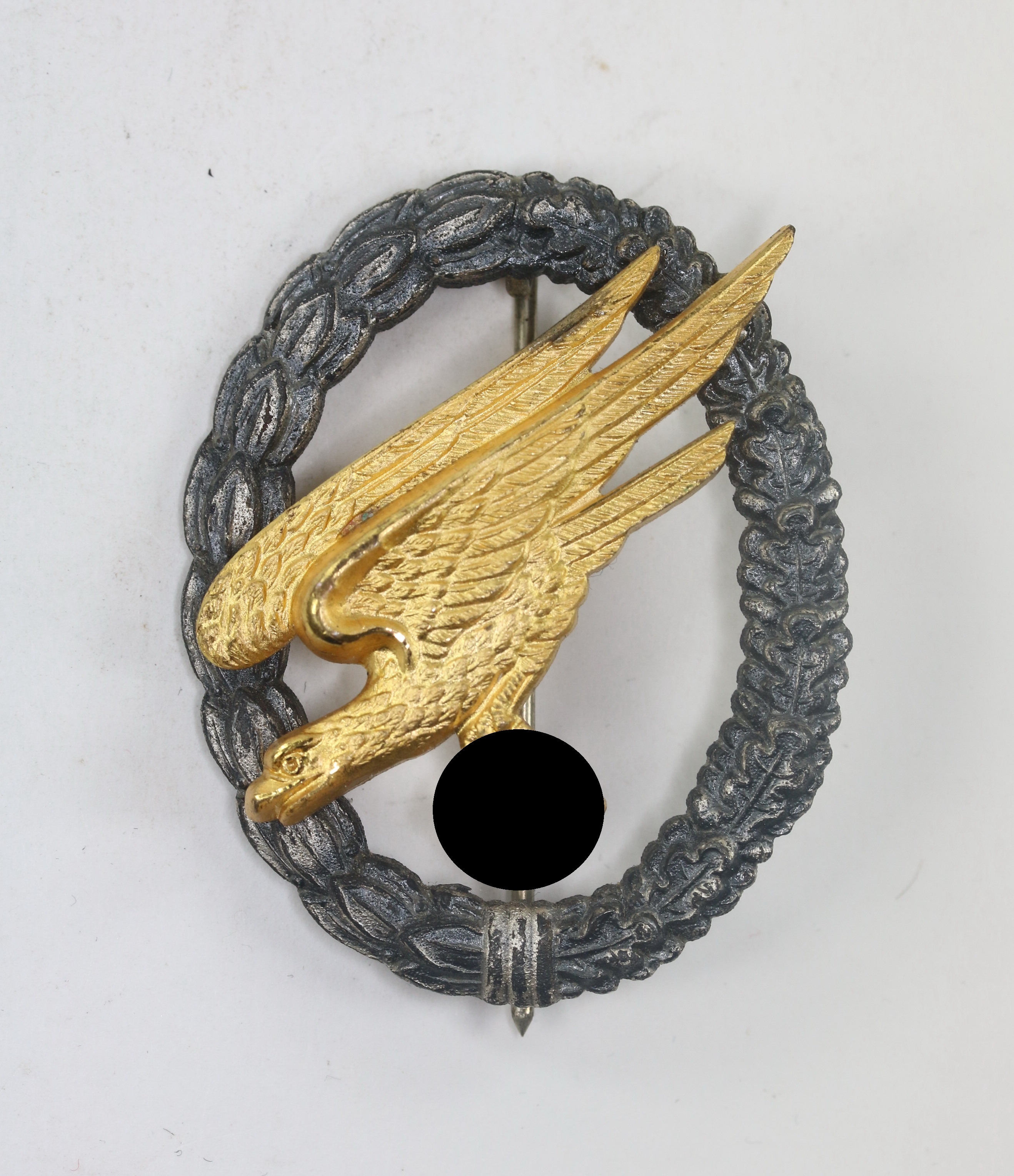 Luftwaffe Paratrooper Badge. Maker GWL (Gebrüder Wegerhoff, Lüdenscheid) – Bild 1