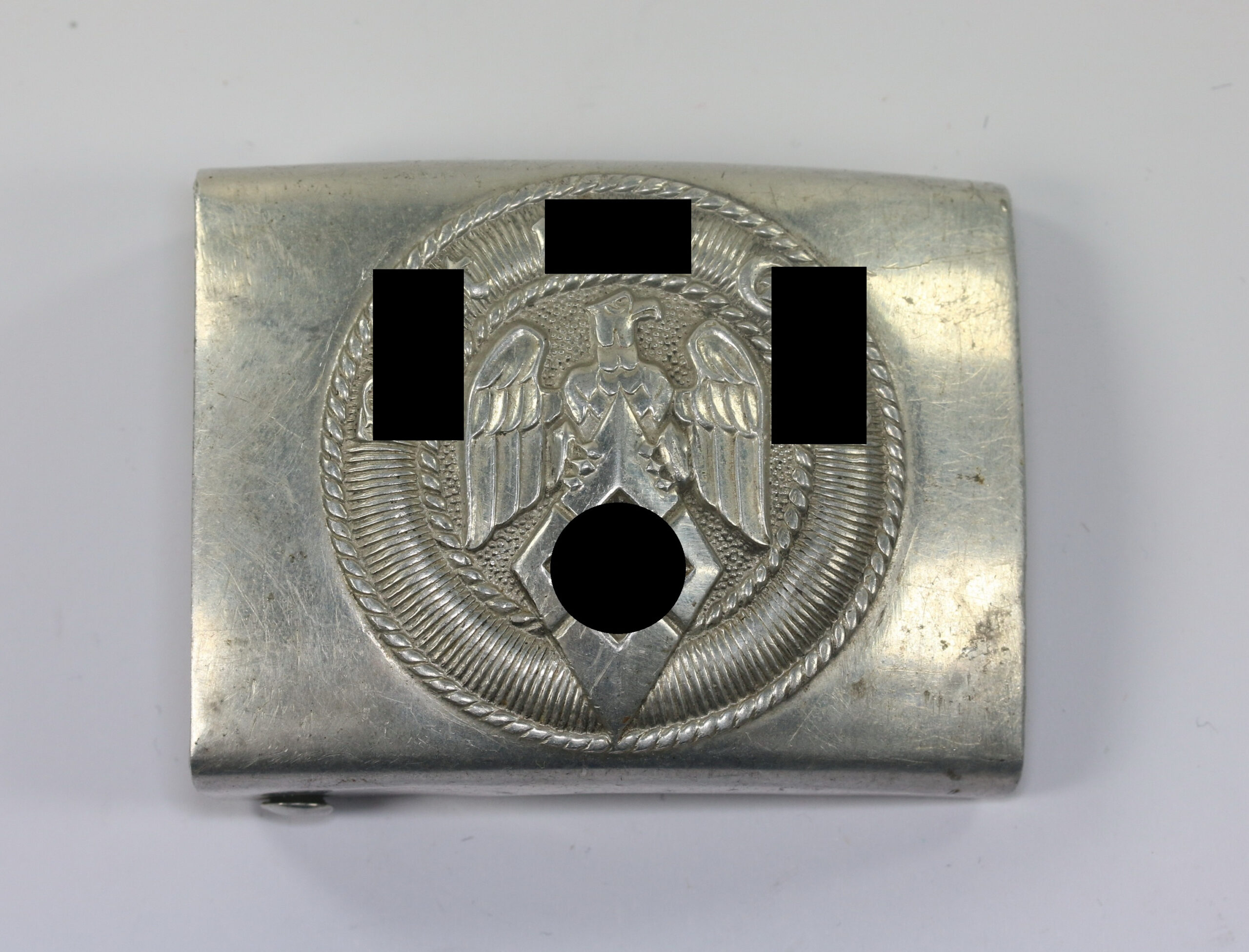 _hitlerjugend_hj_koppelschloss_hst Hitlerjugend (HJ), Koppelschloss, Hst. RZM M4/30 (Berg & Nolte, Lüdenscheid) – Bild 1