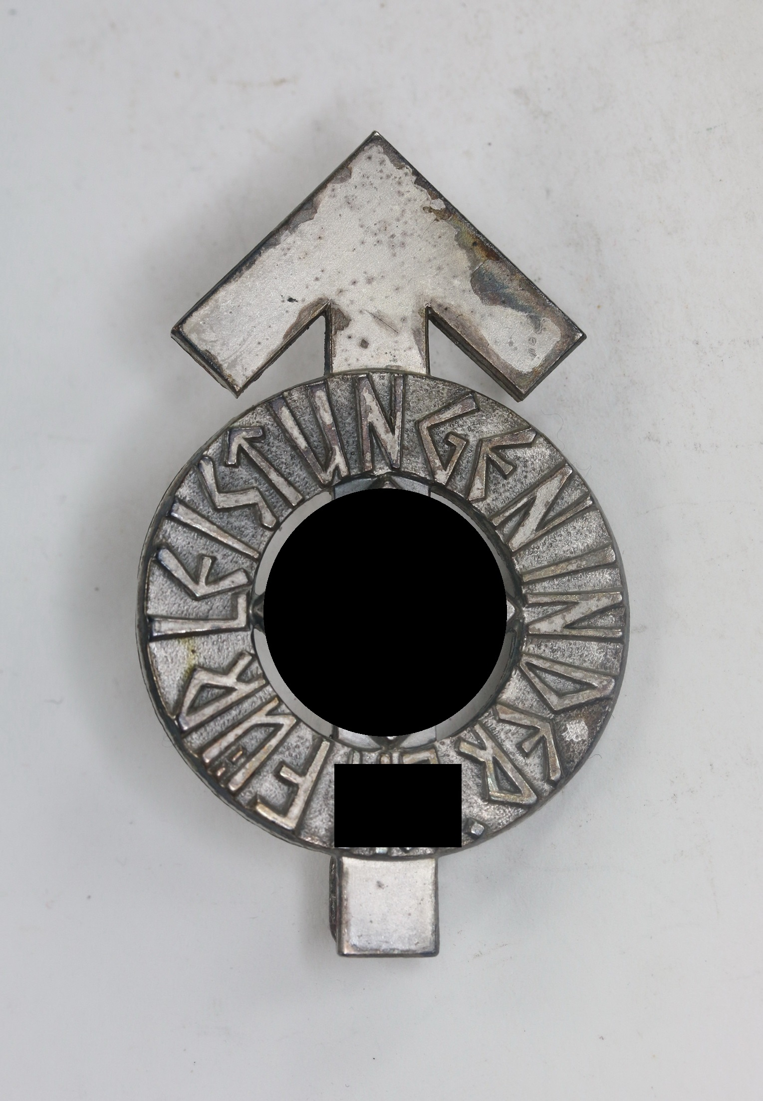 Hitler Youth (HJ) Silver Achievement Badge. Maker RZM M1/34 (Gustav Brehmer, Markneukirchen) – Bild 1