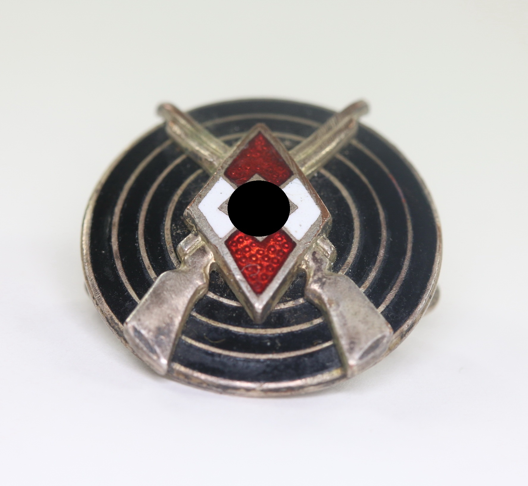 Hitler Youth (HJ). Shooting Badge. Maker RZM M1/25 (Rudolf Reiling, Pforzheim) – Bild 1