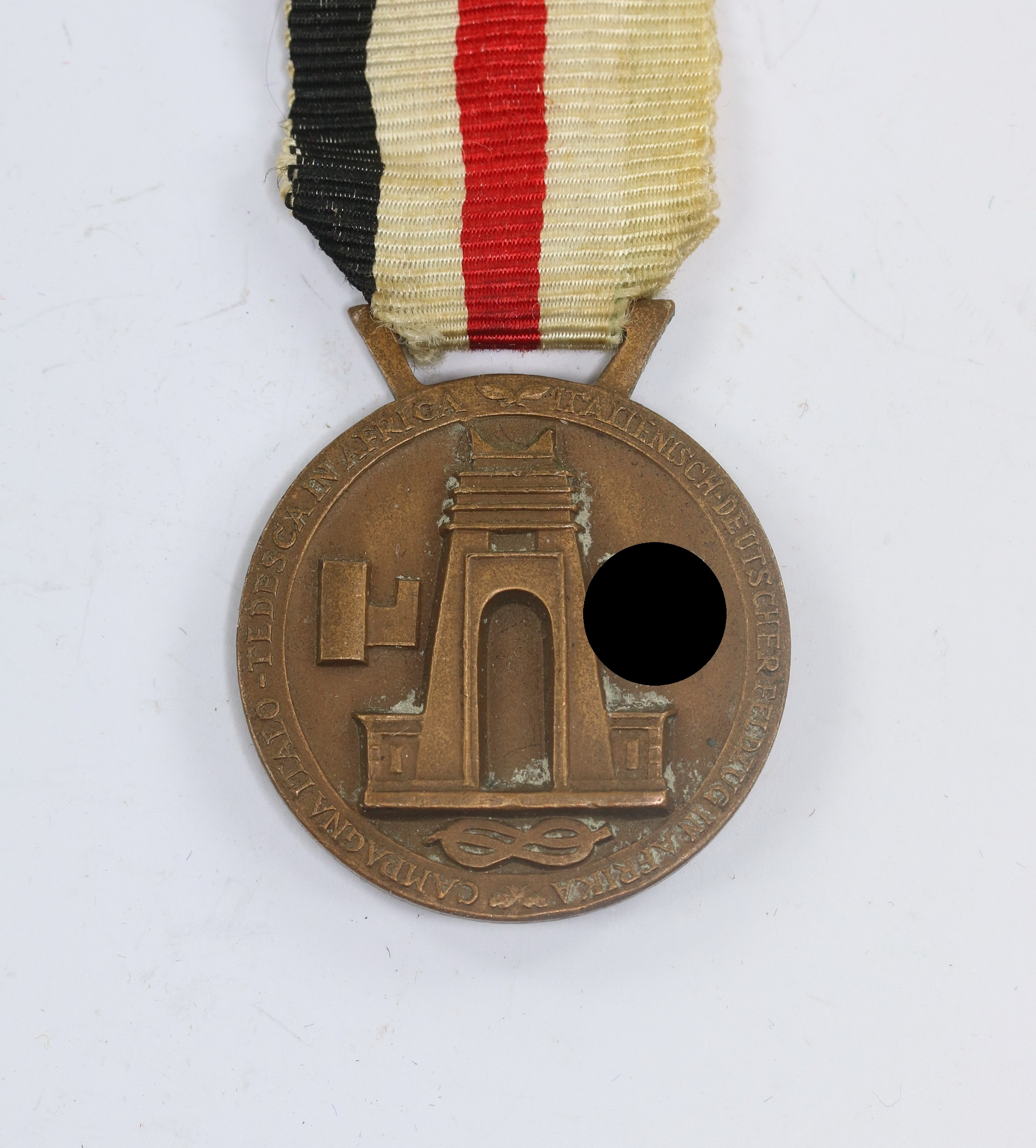 Italian/German Africa Campaign Medal - Lorioli Milano und De Marchis – Bild 1