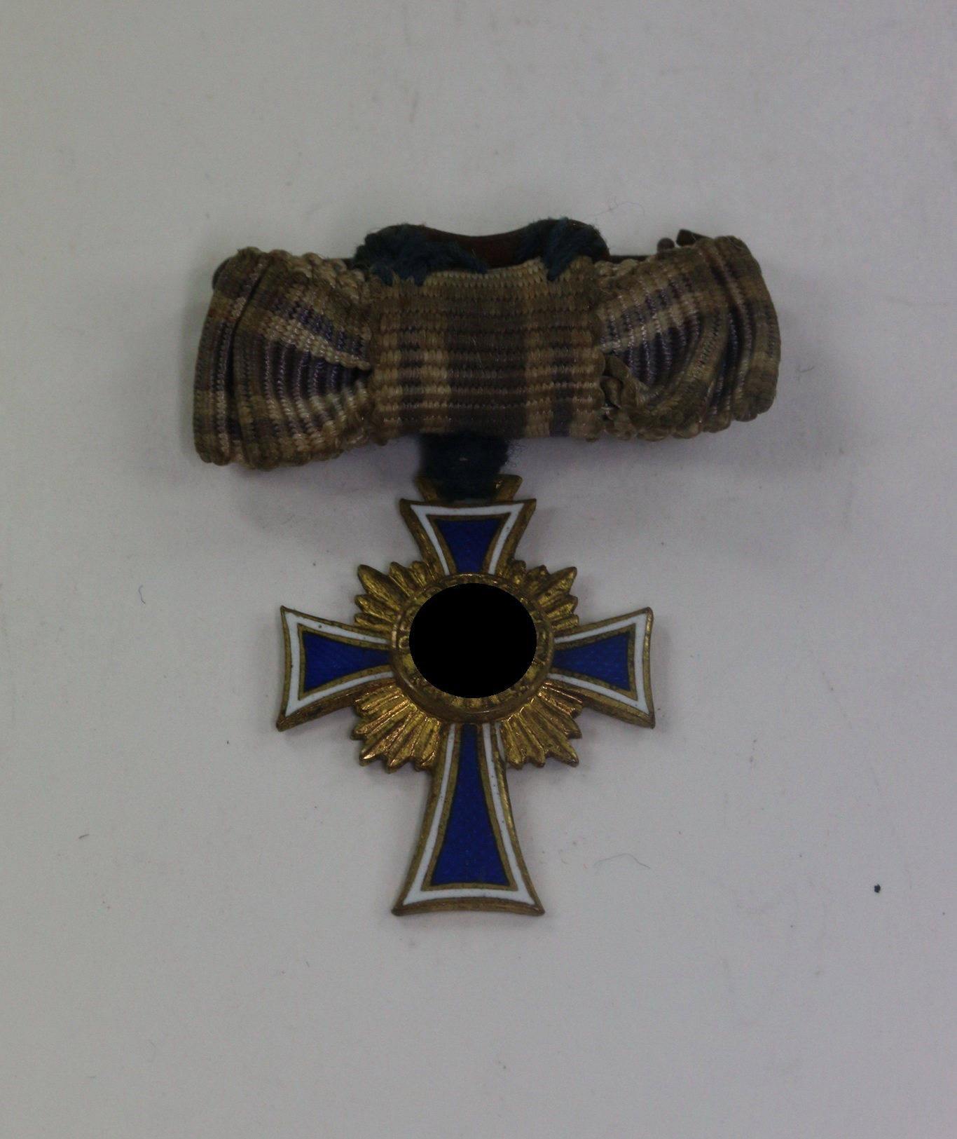 Miniature Gold Miniature Mother Cross. Maker L/14 (Friedrich Orth, Wien) – Bild 1