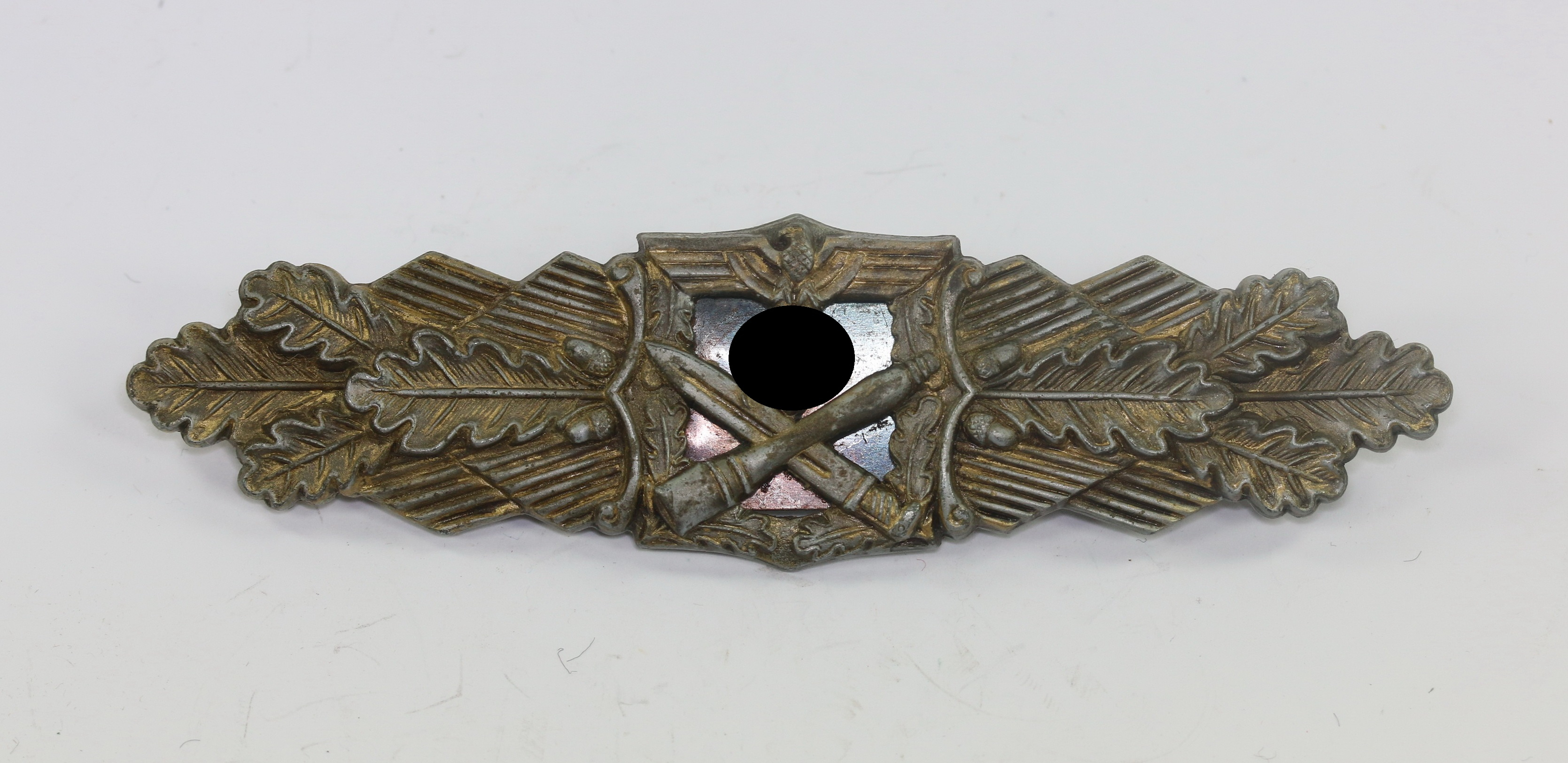 _nahkampfspange_in_bronze_deschler_sohn_m_nchen_1__1_1 Bronze Close Combat Clasp. Type Deschler & Sohn, München – Bild 1