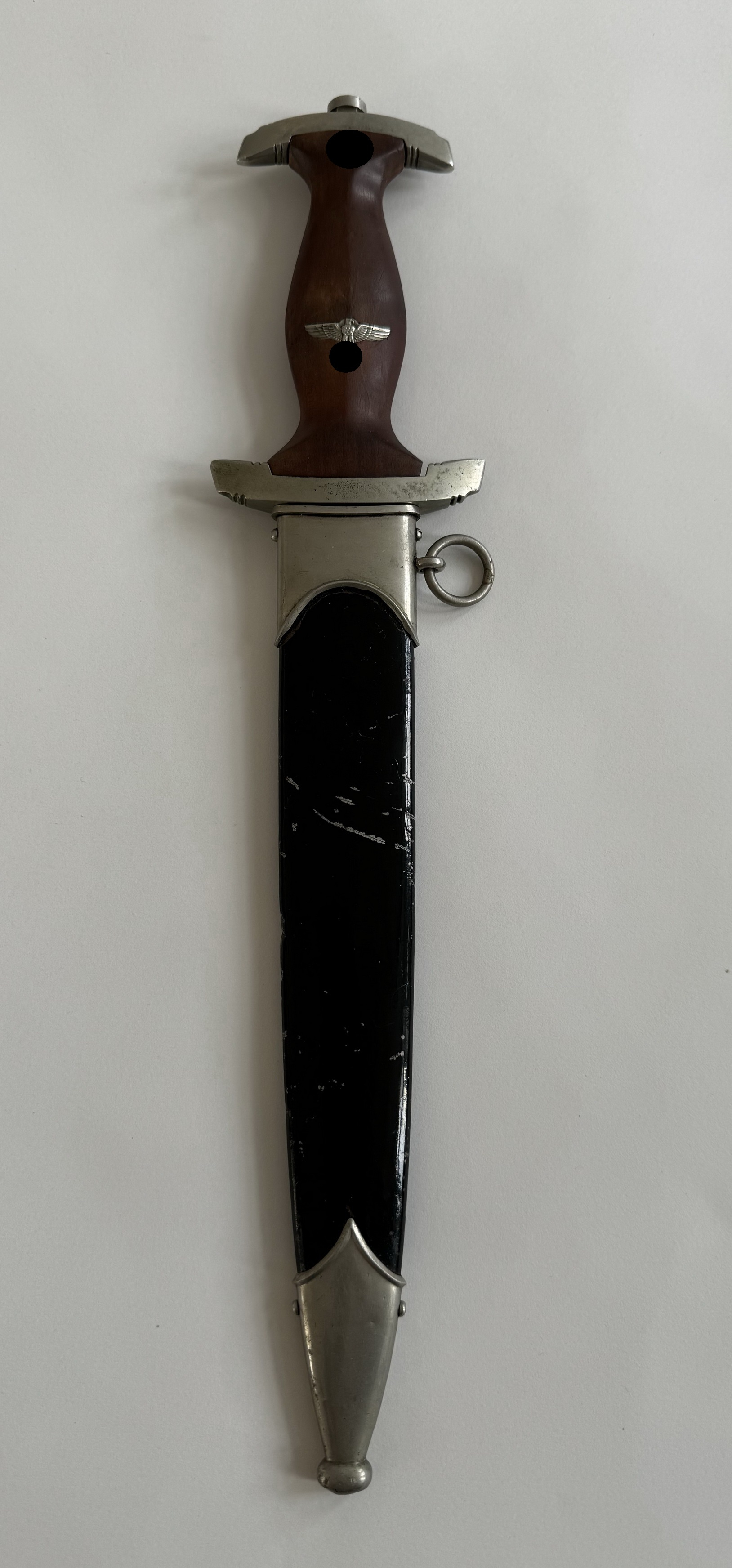 _nationalsozialistisches_kraftfahrkorps_nskk_dienstdolch_hst National Socialist Driver Corps (NSKK), Service Dagger. Maker F. Plücker JR Solingen – Bild 1