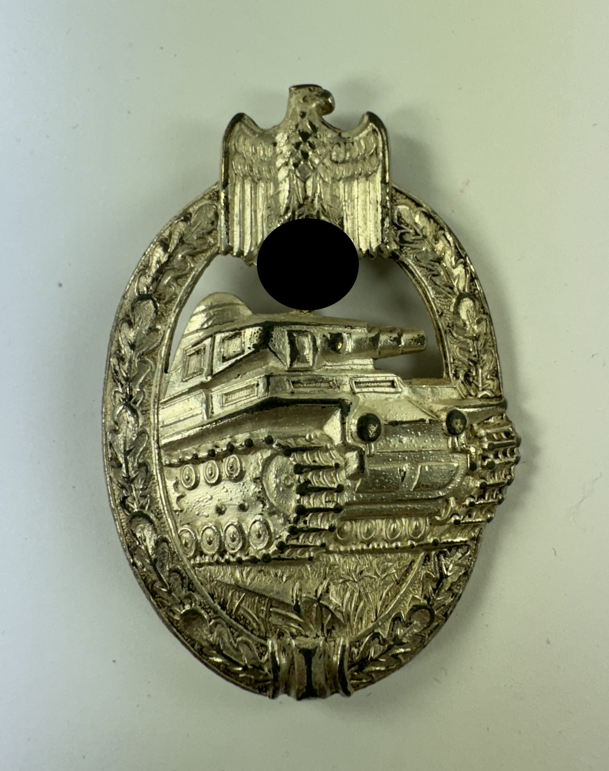 _panzerkampfabzeichen_in_silber_hst Panzerkampfabzeichen in Silber, Hst. A.S. (Adolf Scholze, Gablonz) – Bild 1