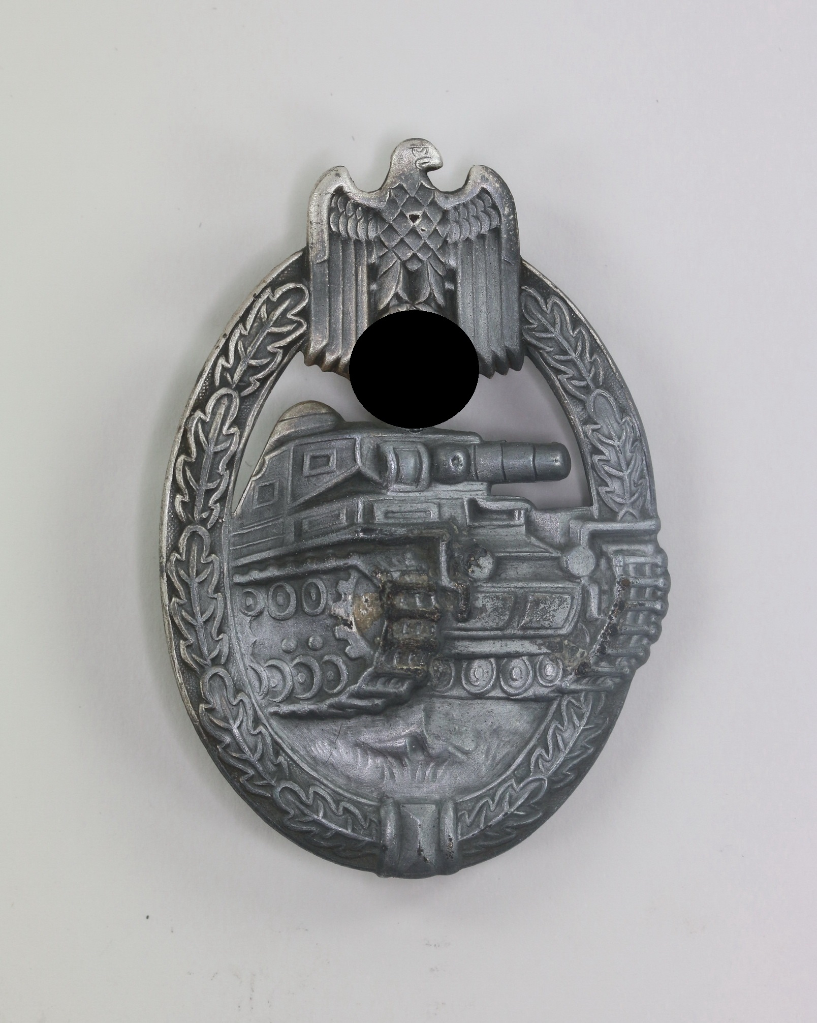 _panzerkampfabzeichen_in_silber_otto_schickle_pforzheim_1__1 Silver Panzer Assault Badge. Type Otto Schickle, Pforzheim – Bild 1