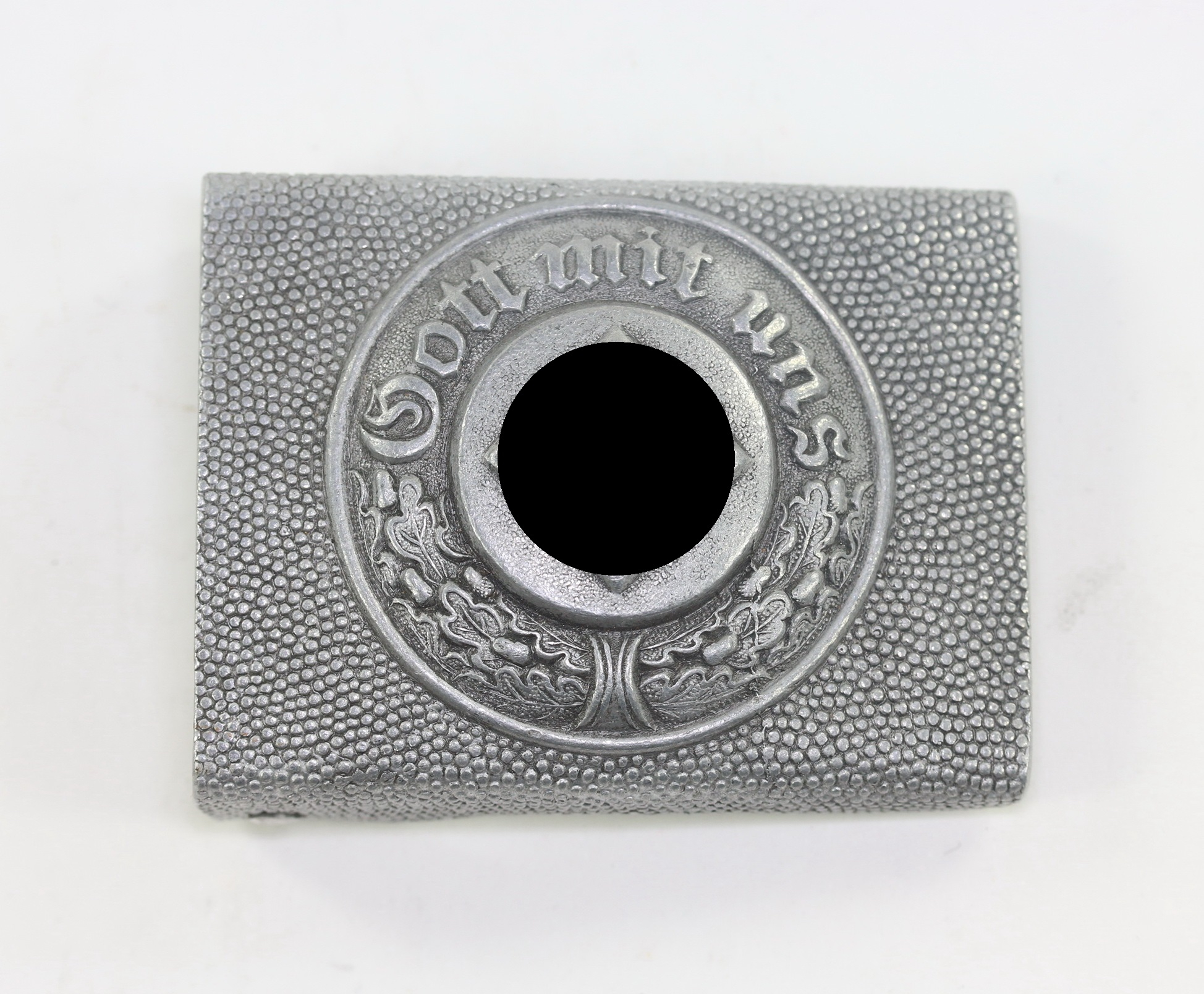 Police Belt Buckle for Enlisted and NCOs. Maker J.M.O. (Julius Maurer, Oberstein) – Bild 1