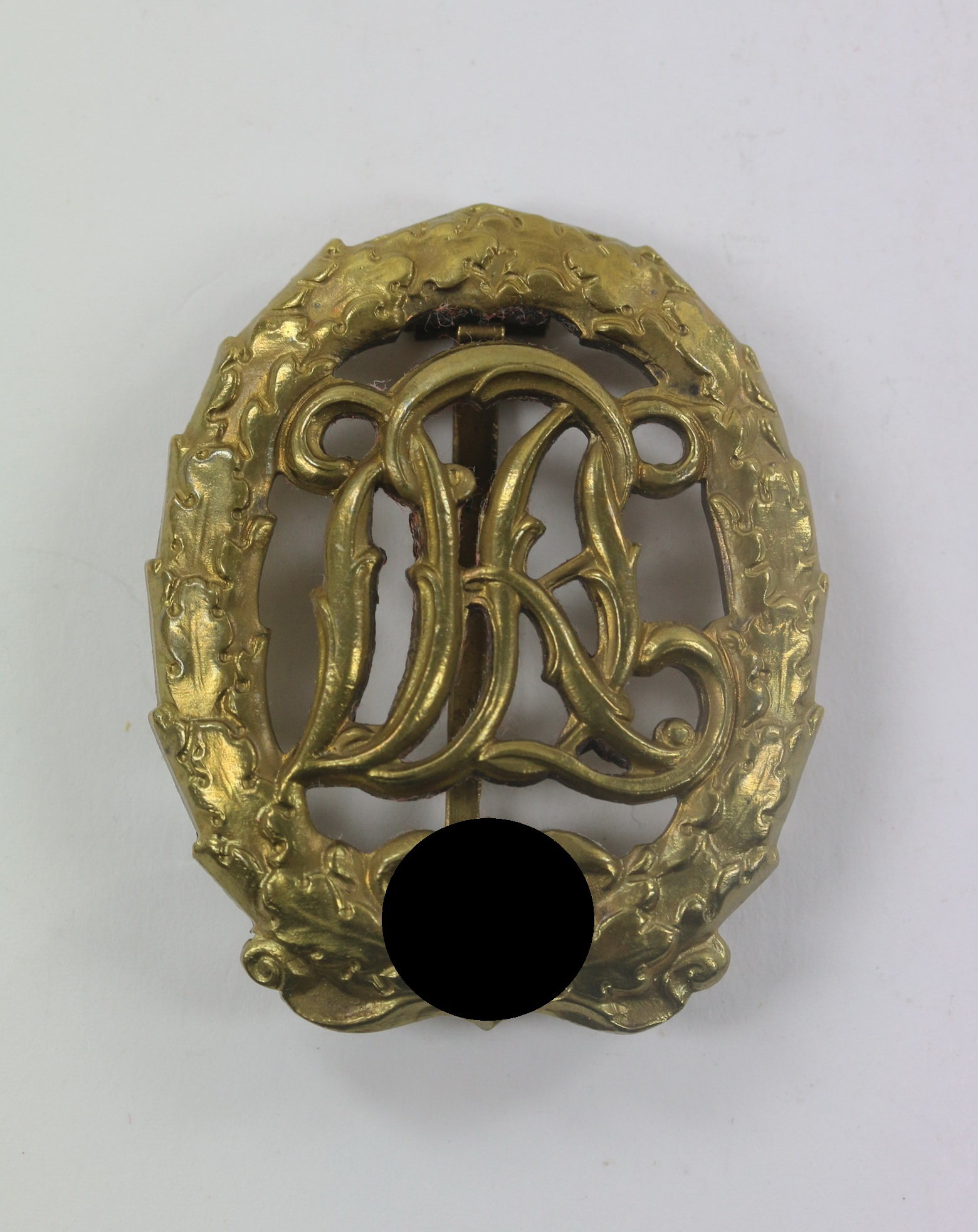 _reichssportabzeichen_drl_in_gold_hst Reichssportabzeichen (DRL) in Gold, Hst. Hensler-Porzheim – Bild 1