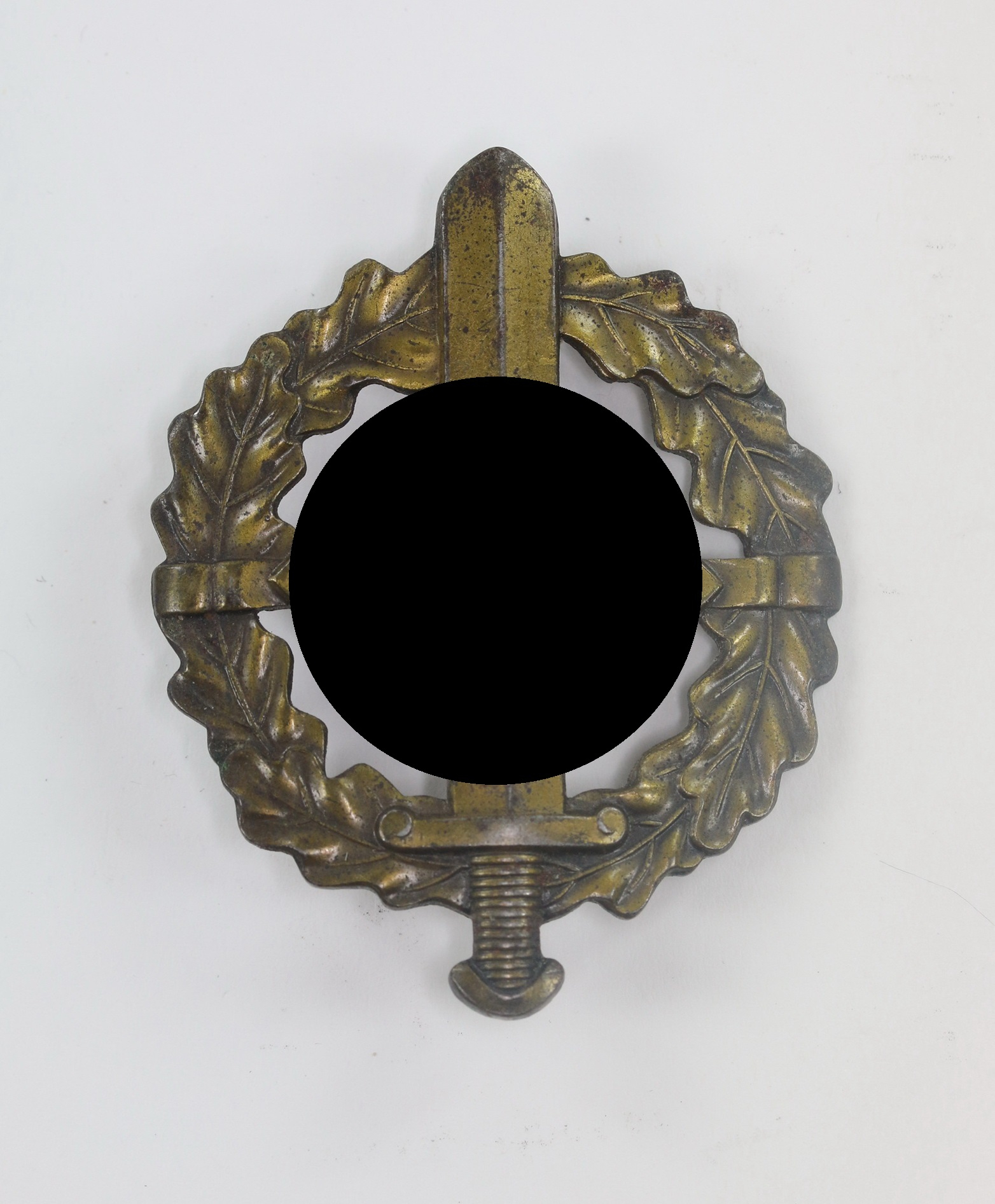 Bronze SA Sport Badge, Eigentum d. Sportabzeichen Haup. Stelle. Maker Fechler – Bild 1