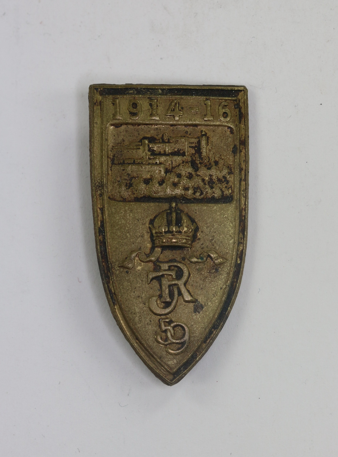 Österreich, Kappenabzeichen  Infanterie Regiment 59 (IR 59) 1914 -16 – Bild 1