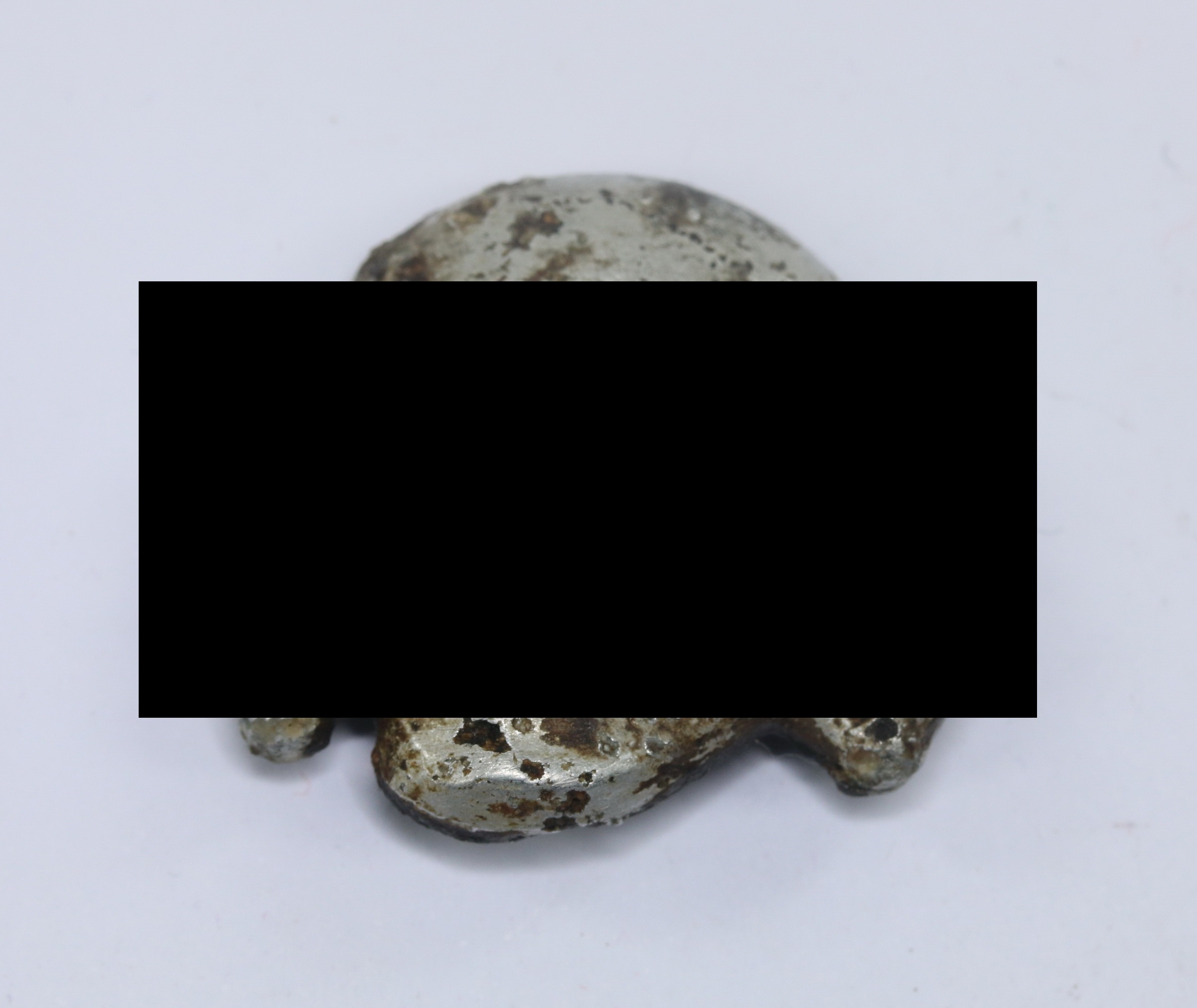  Waffen SS, Peaked Cap Skull. Maker RZM 499/41 (Zimmermann, Pforzheim) – Bild 1