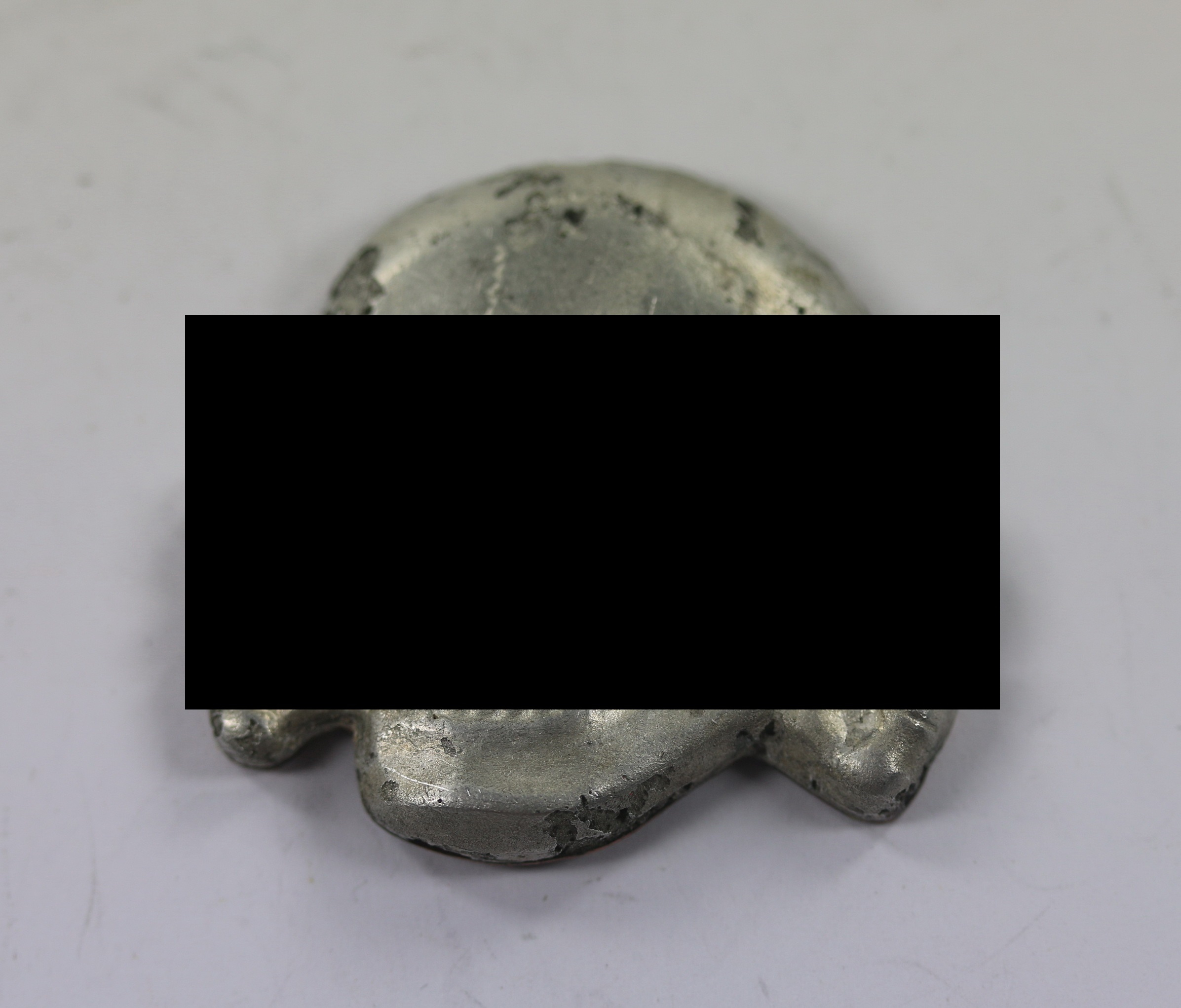 Skull for the Waffen-SS  Peaked Cap. Maker RZM 499/41 (Zimmermann, Pforzheim) – Bild 1