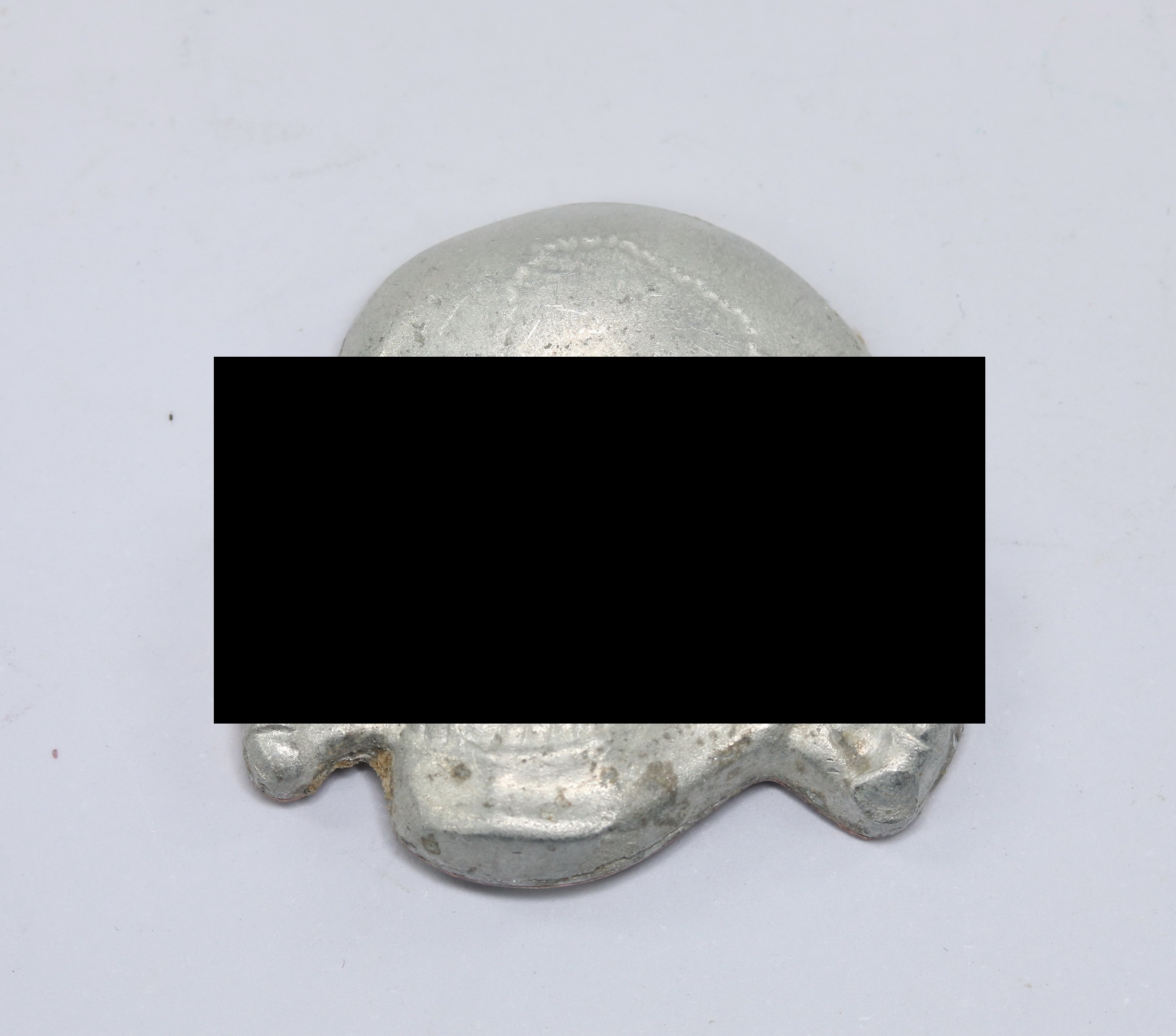 Skull for the Waffen-SS Peaked Cap. Maker RZM 499/41 (Zimmermann, Pforzheim) – Bild 1