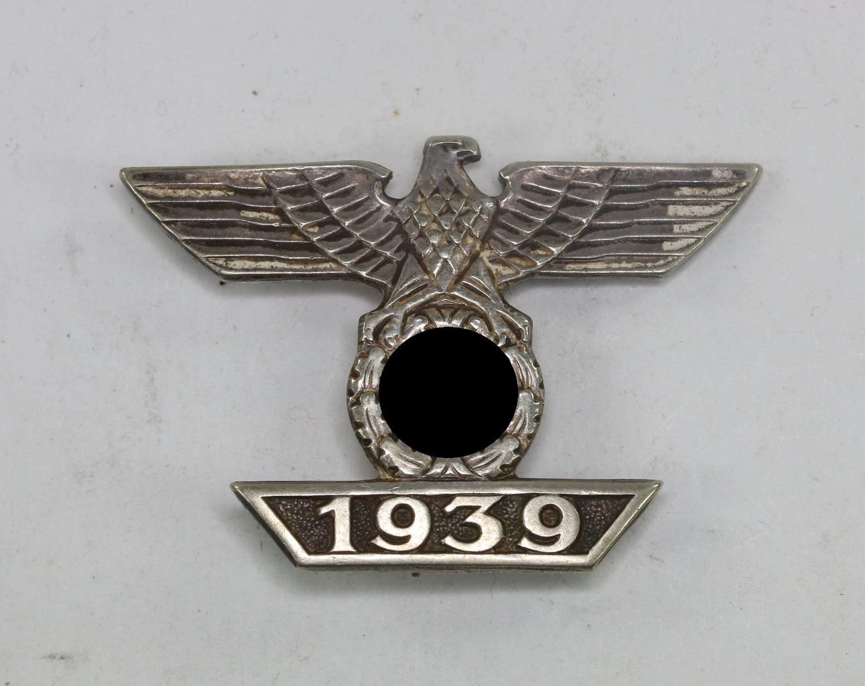  Wiederholungsspange 1. Klasse 1939, B.H. Mayer, Pforzheim, ohne Federkiele (!) – Bild 1