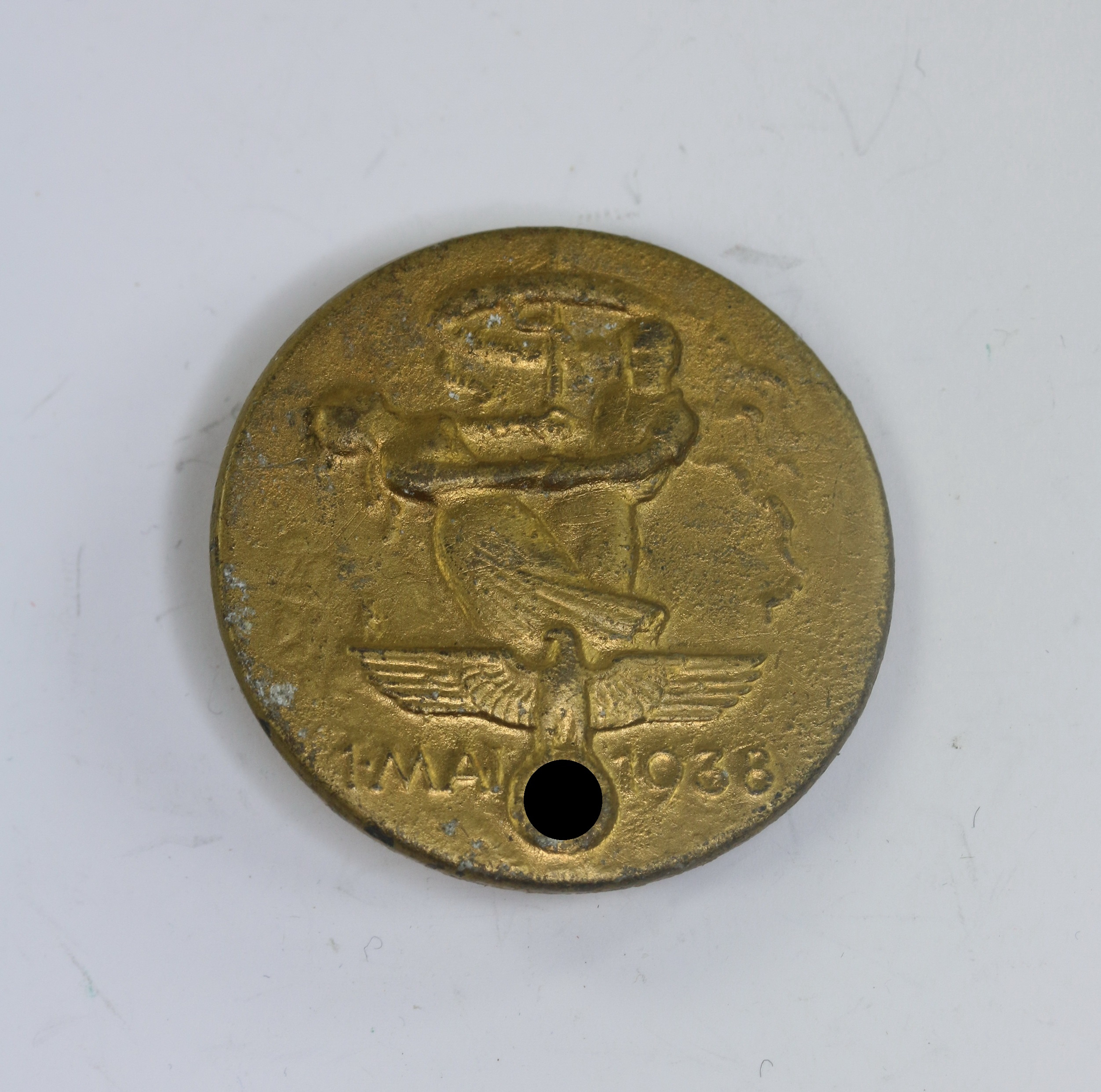 Abzeichen, 1. Mai 1938, Hst. Roediger u. Co. Mainz – Bild 1