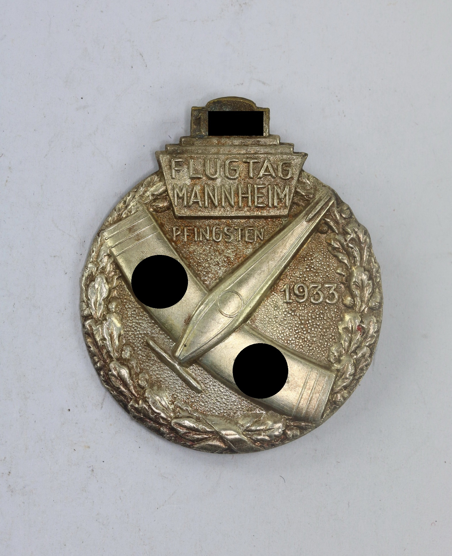 Day Badge, 1. N.S. Flugtag mannheim Pfingsten 1933 – Bild 1