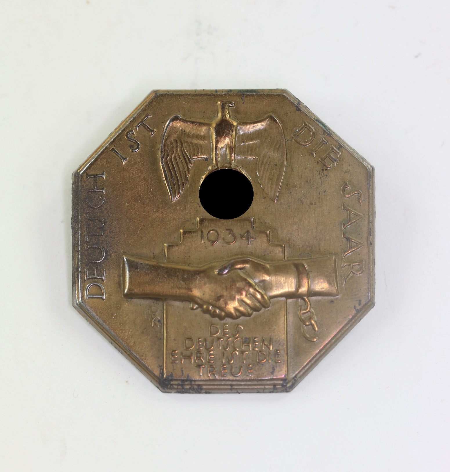 Abzeichen, Deutsch ist die Saar - Des Deutschen Ehre ist die Treue – Bild 1